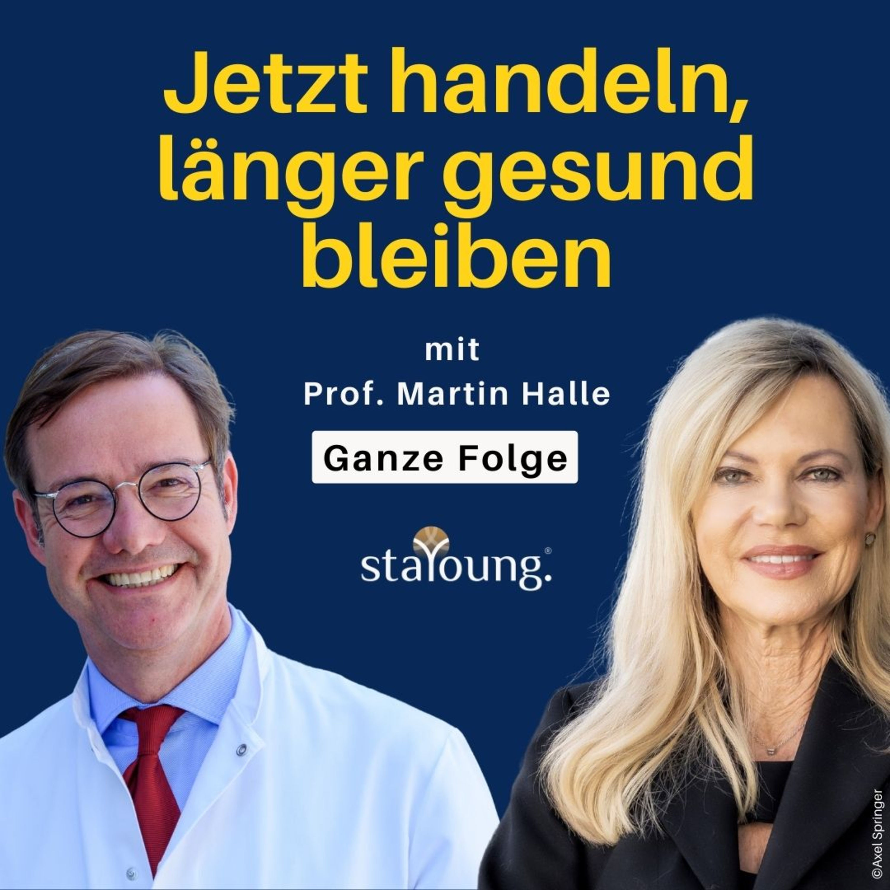 Ein Präventionsmediziner mit jahrzehntelanger Erfahrung: Nina Ruge und Martin Halle