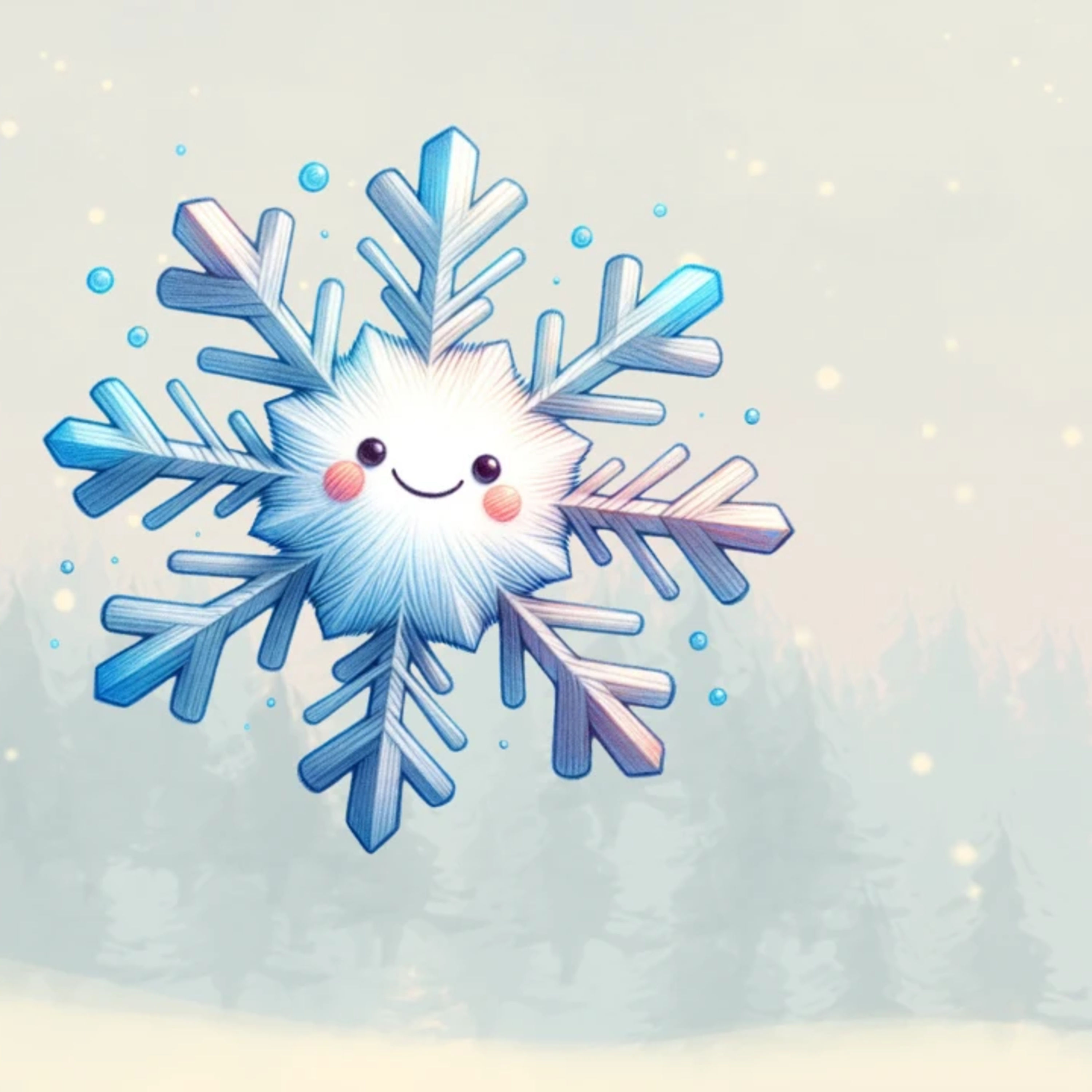 Eine kleine Schneeflocke entdeckt Weihnachten | Weihnachtsgeschichte für Kinder