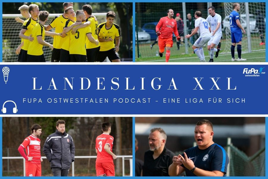 Eine Liga für sich: Landesliga Staffel 1 – mit dem FC Kaunitz (Kaminski, Krause & Hülsebusch), TuS Bruchmühlen (Diekmann & Rentz), VfL Holsen (Bartel & Hartmann) und Spvg. Steinhagen (Lüke).