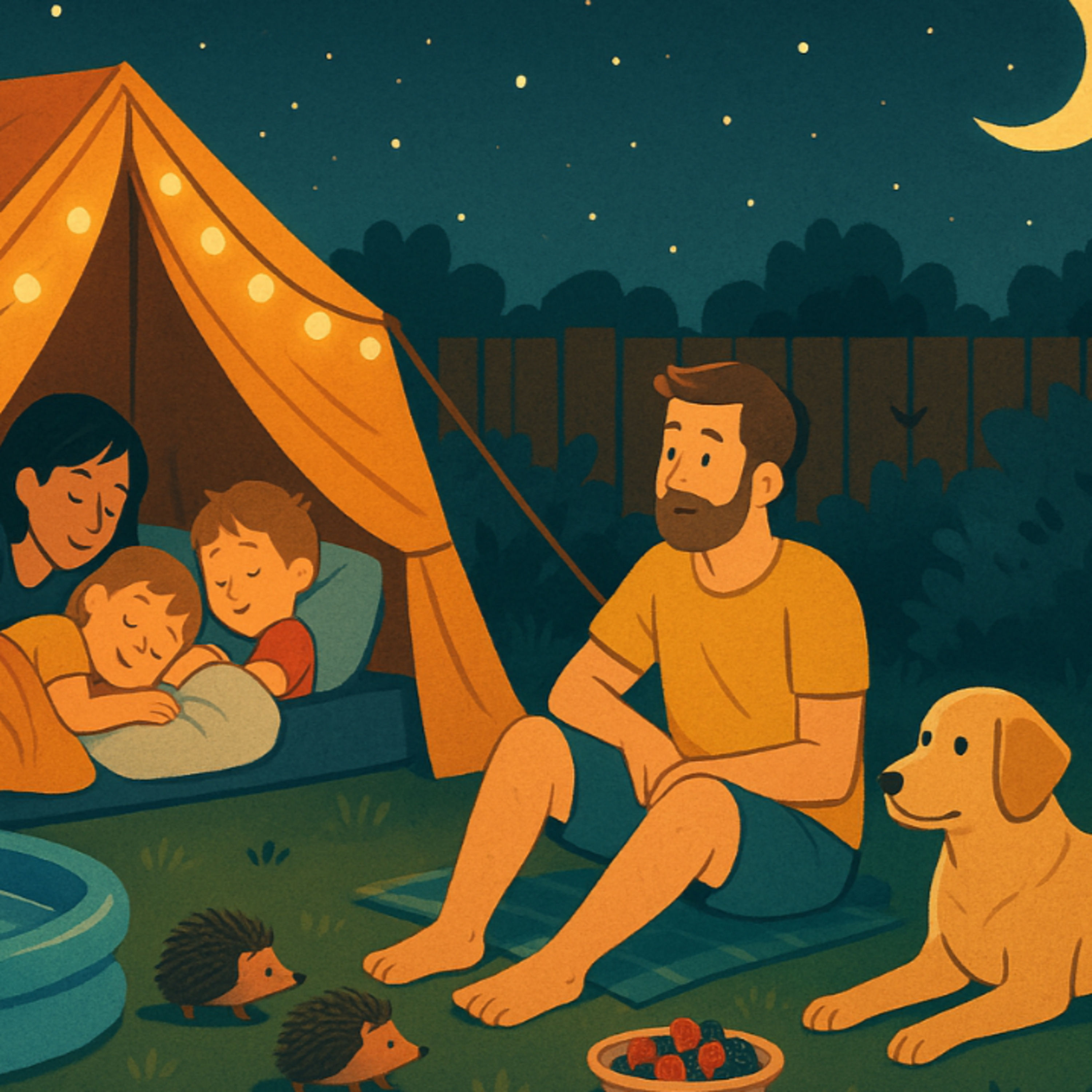 Eine Sommernacht im Garten | „Gute Nacht“-Geschichte