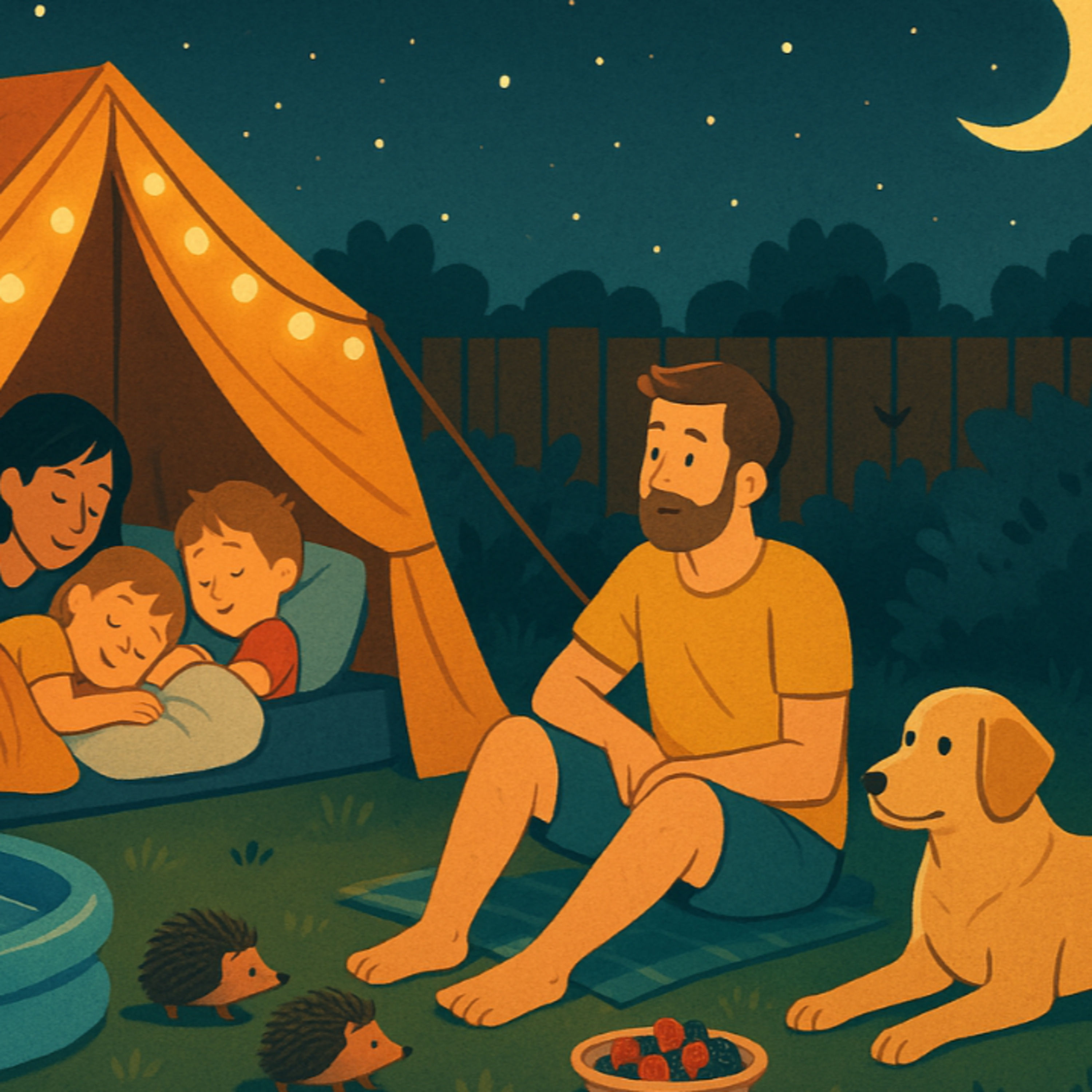 Eine Sommernacht im Garten | „Gute Nacht“-Geschichte