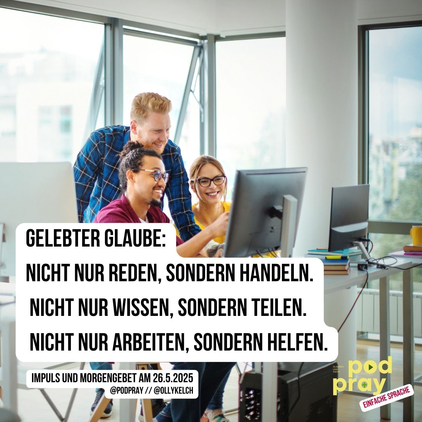 Einfach da sein – und helfen. (27.5.2025)