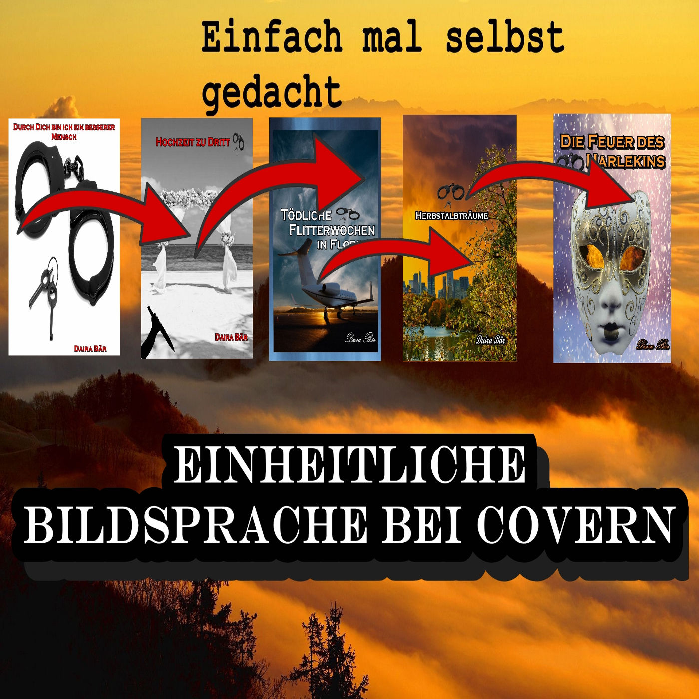 Einheitliche Bildsprache bei Covern