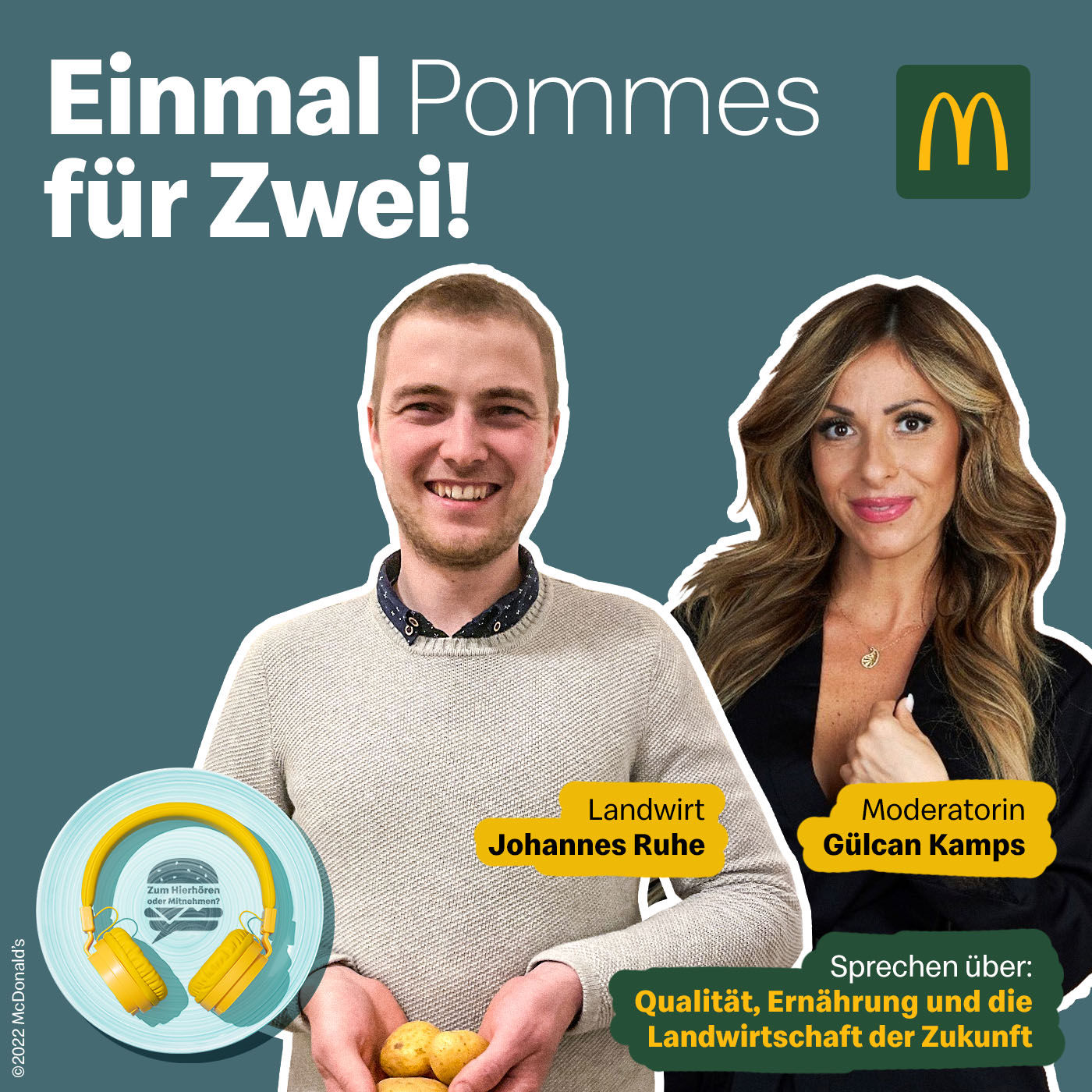 Einmal Pommes für Zwei: Alles bio, oder was? Über die Landwirtschaft der Zukunft und Kartoffeln mit Modelmaßen