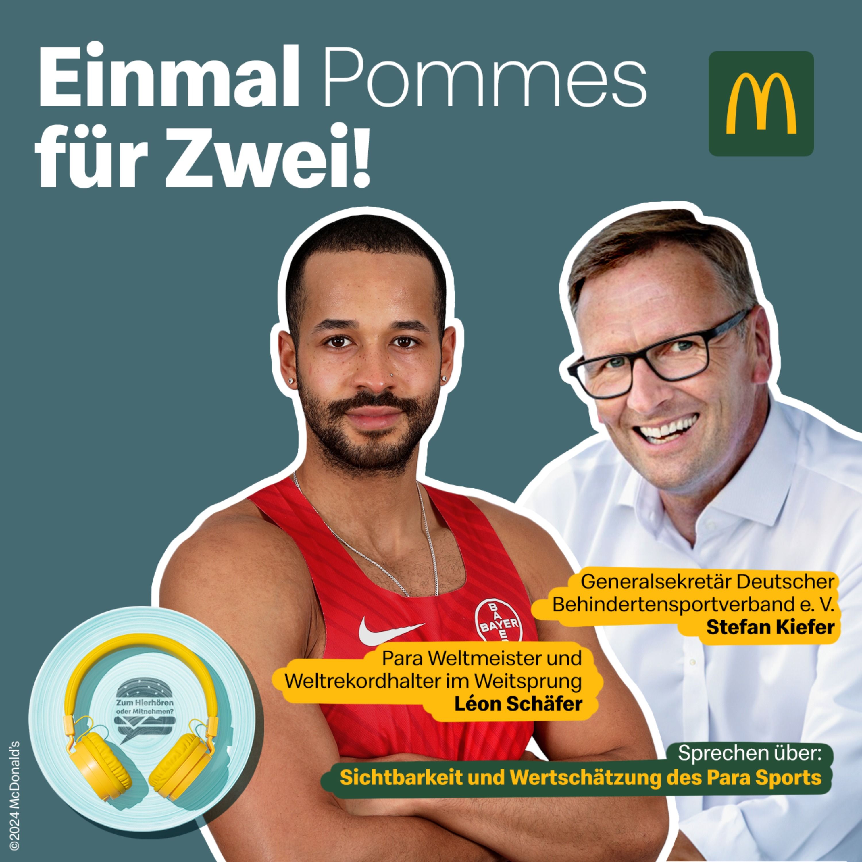 Einmal Pommes für Zwei: Unsichtbare Helden – wie schafft man mehr Aufmerksamkeit für den Para Sport?