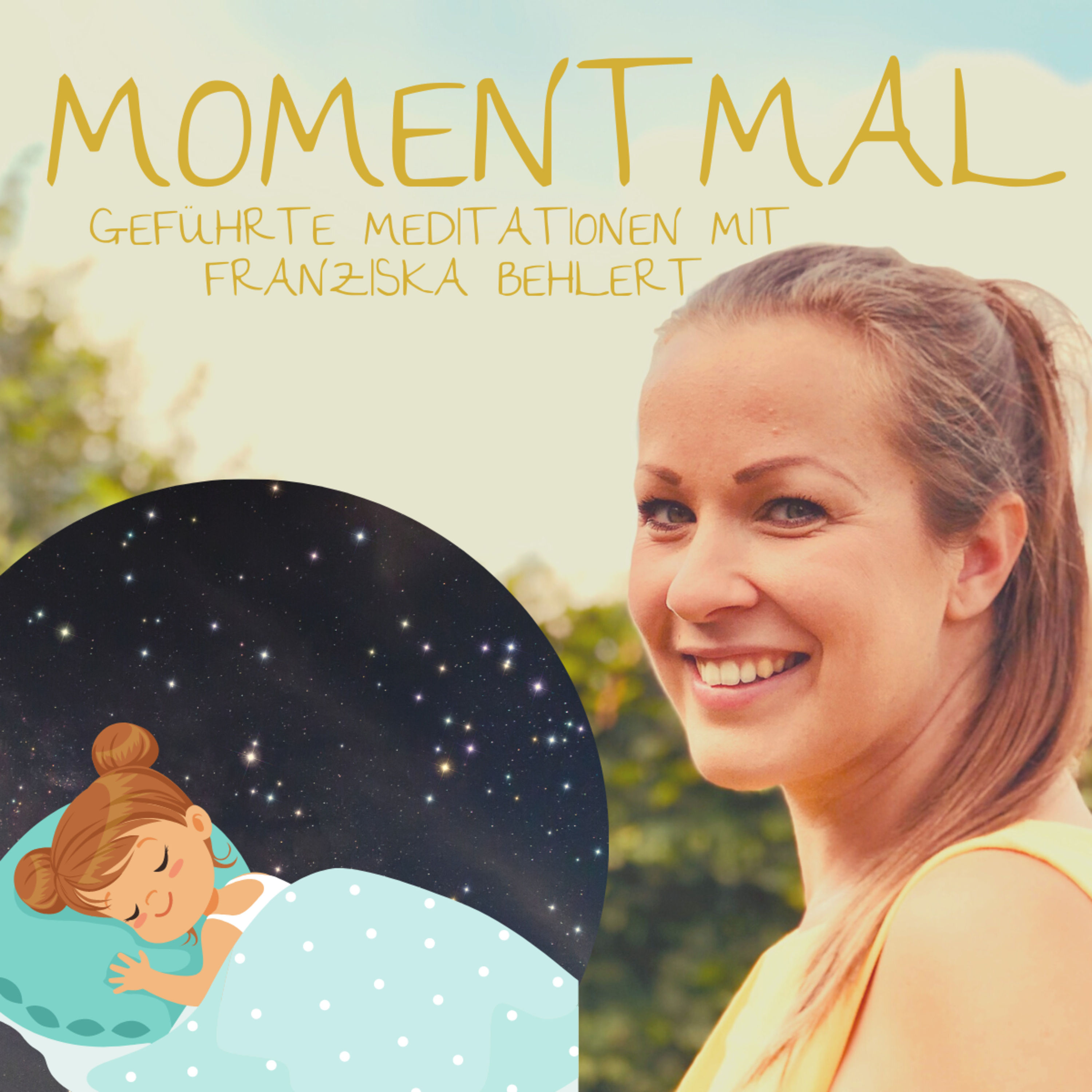 Einschlafmeditation für Kinder "Sternenreise" (inkl. 20 Minuten Musikausklang am Ende)