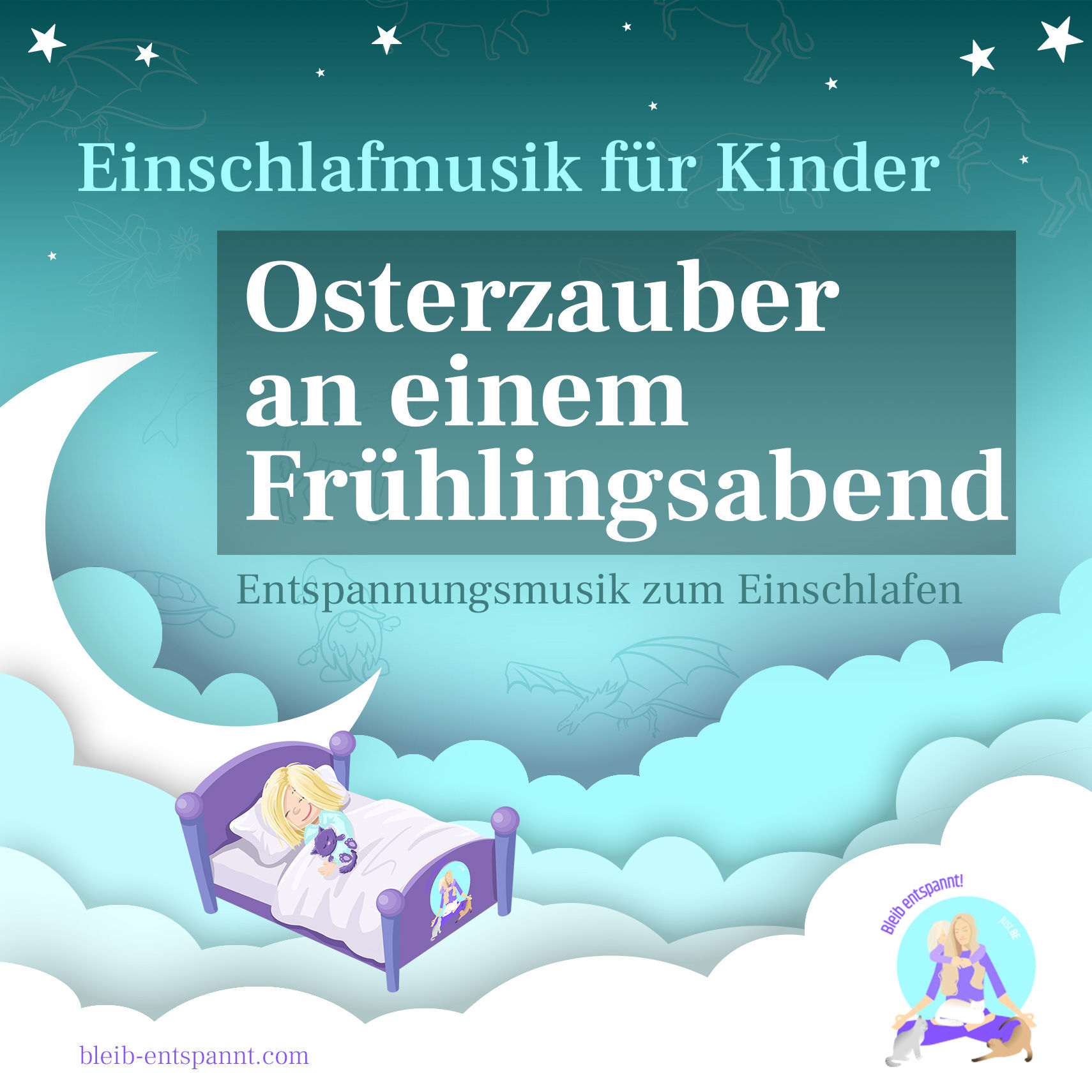 Einschlafmusik: Osterzauber an einem Frühlingsabend - Entspannungsmusik zum Schlafen