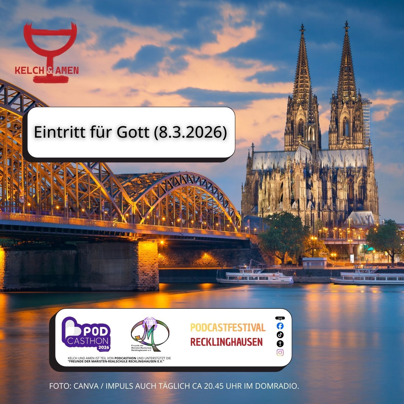 Eintritt für Gott (8.3.2026)