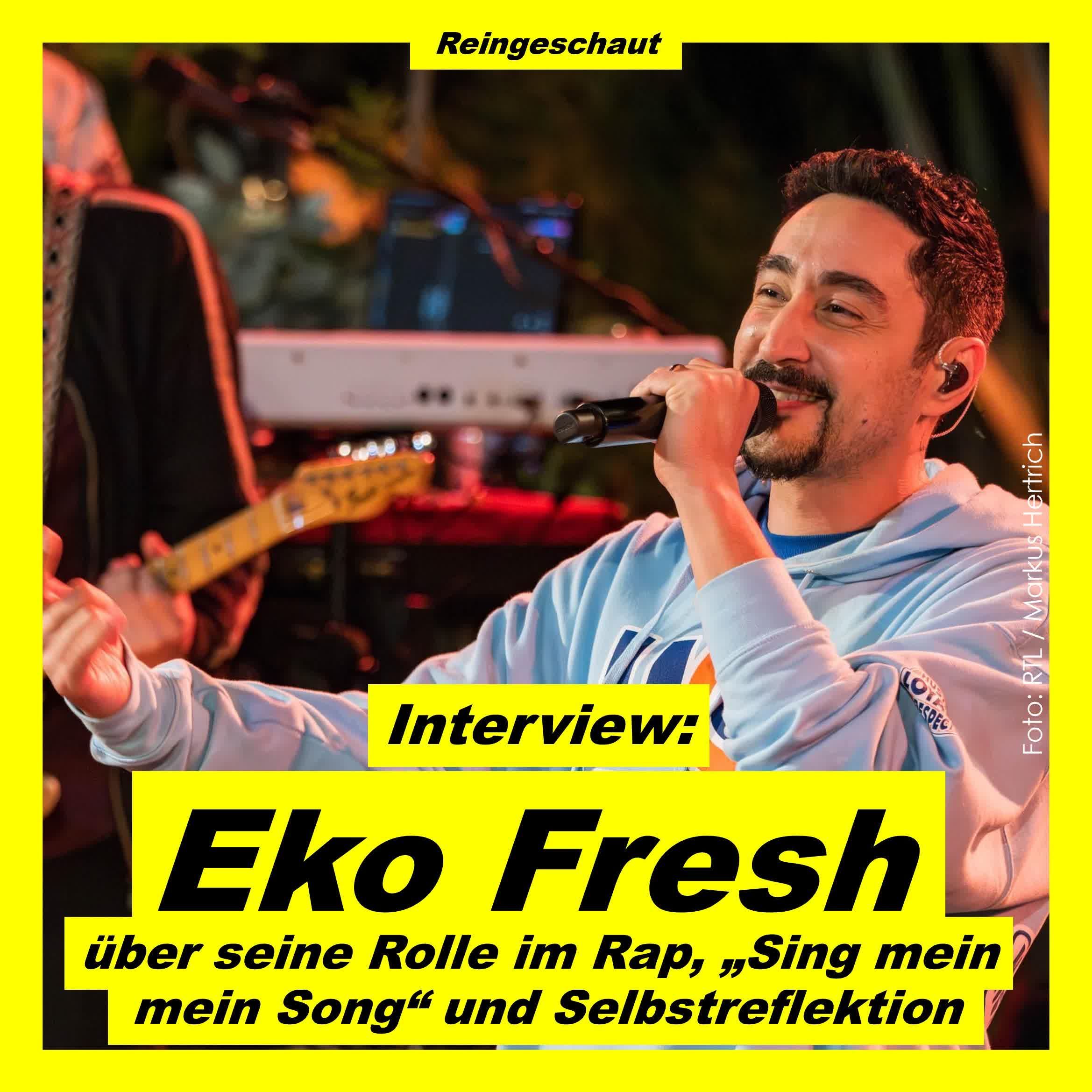 Eko Fresh über seine Rolle im Rap, "Sing mein Song" und Songwriting
