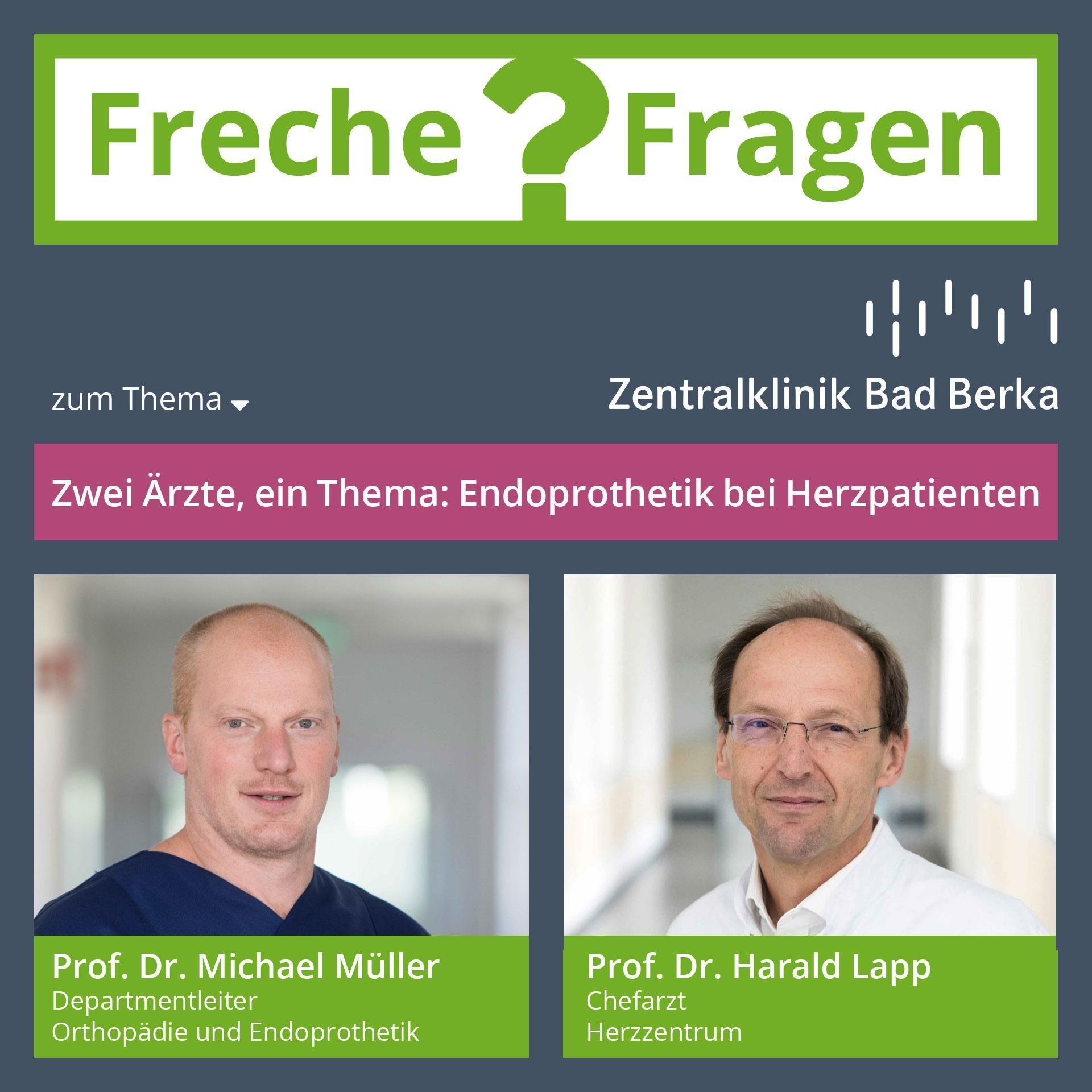 Endoprothetik bei Herzpatienten – zwei Ärzte, ein Thema