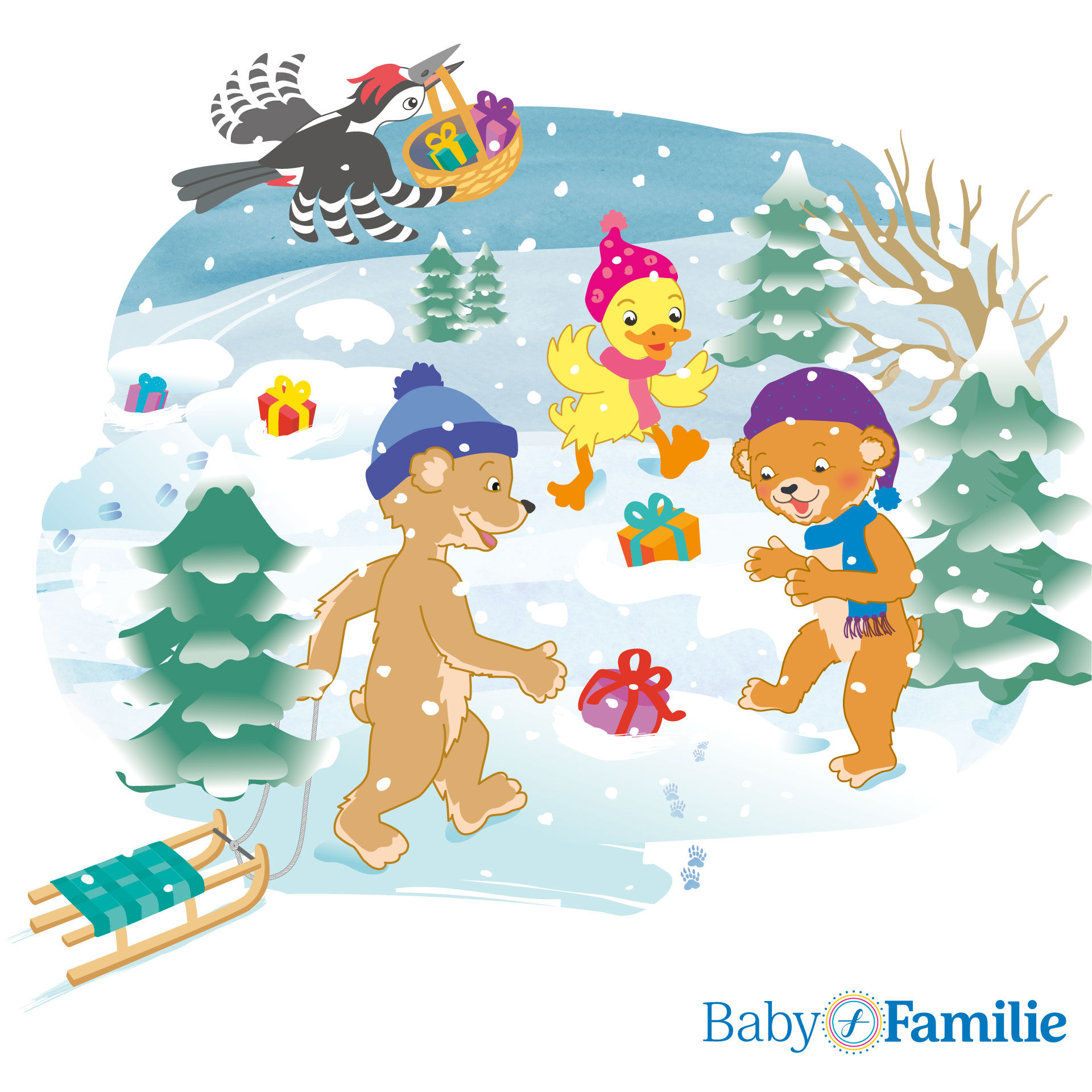 Enny und Mo: Es schneit Geschenke