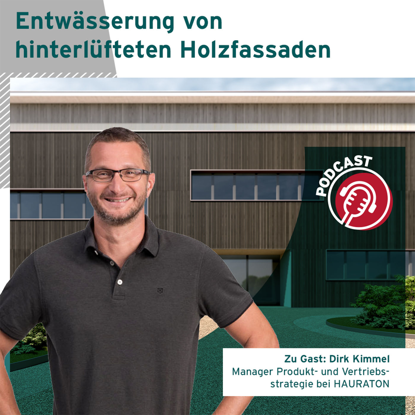 Entwässerung von hinterlüfteten Holzfassaden