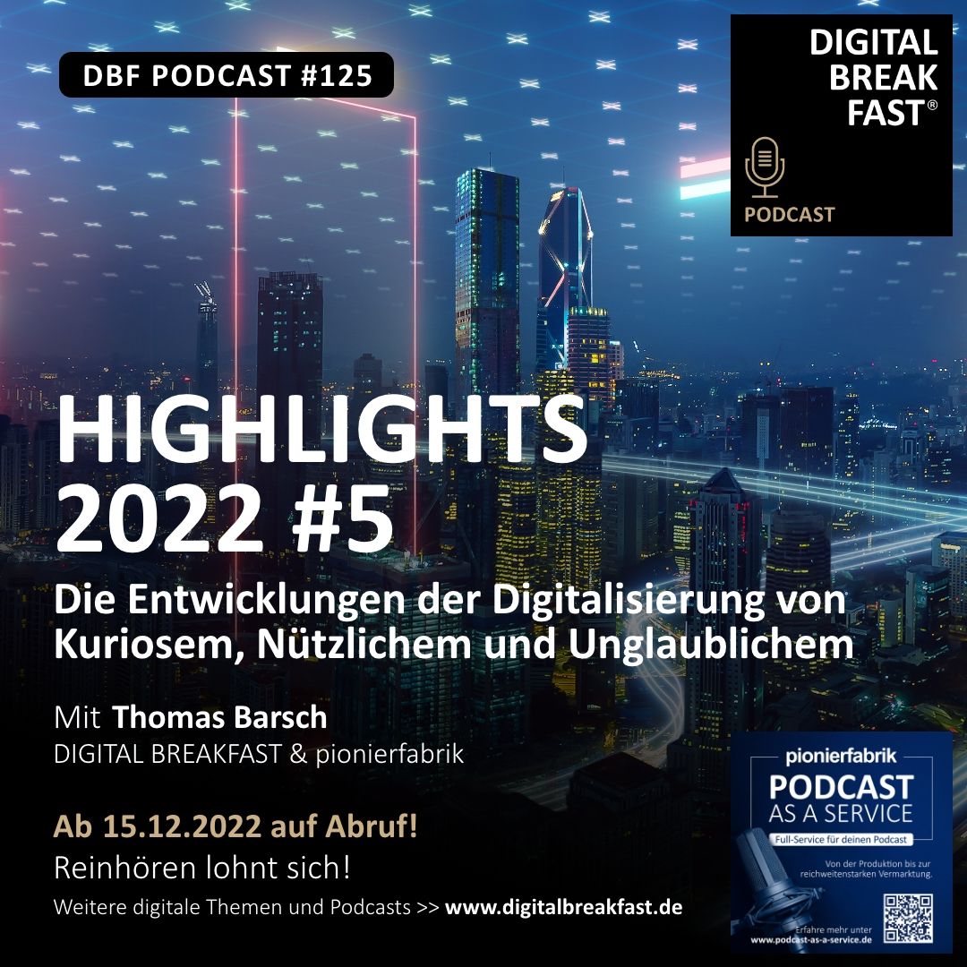 EP 125 I Highlights 2022 | Teil 5 | Die Entwicklungen der Digitalisierung von Kuriosem, Nützlichem und Unglaublichem