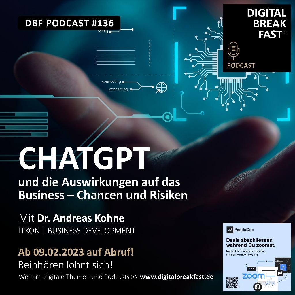 EP 136 I ChatGPT und die Auswirkungen auf das Business / Chancen und Risiken
