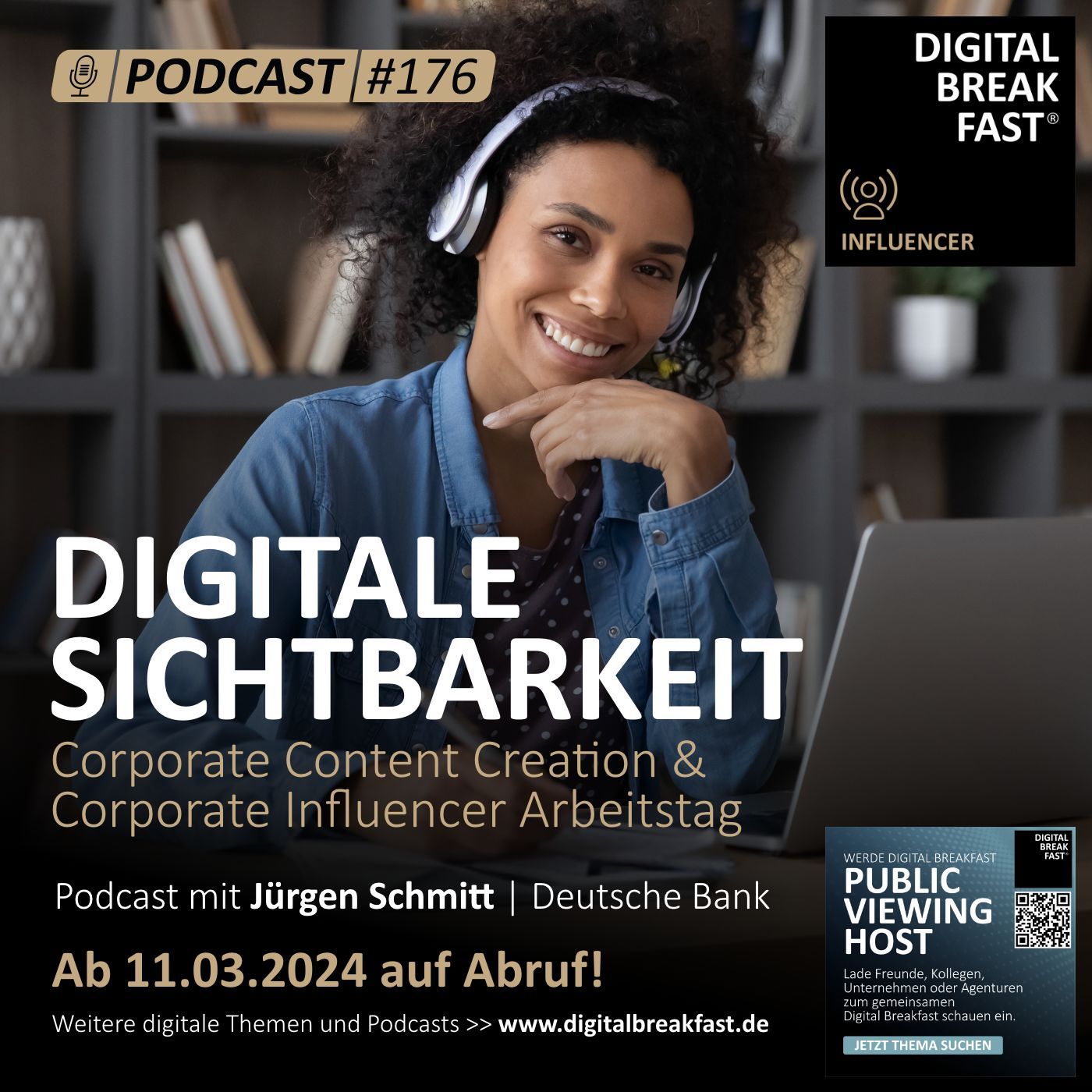 EP176 I Corporate Content Creation & Corporate Influencer Arbeitstag - DIGITALE SICHTBARKEIT