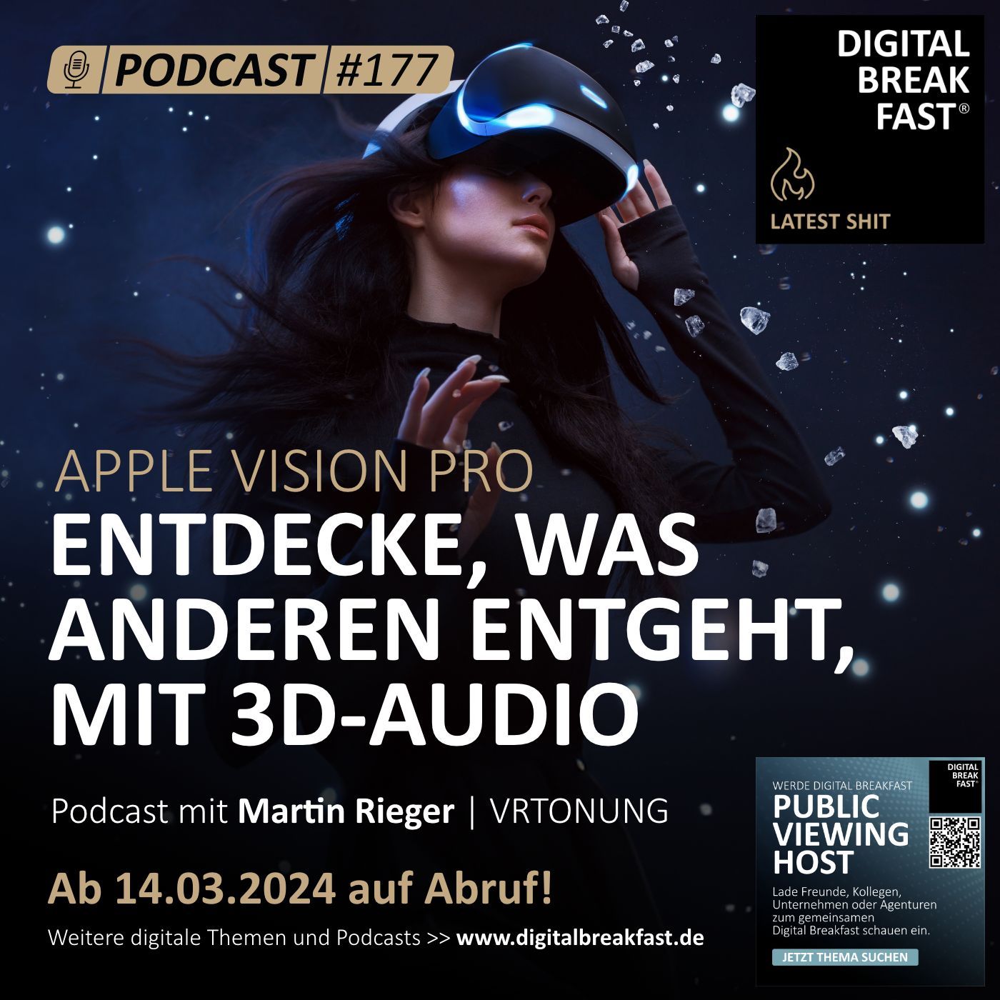 EP177 I Apple Vision Pro | Höre, was andere übersehen, mit 3D Audio