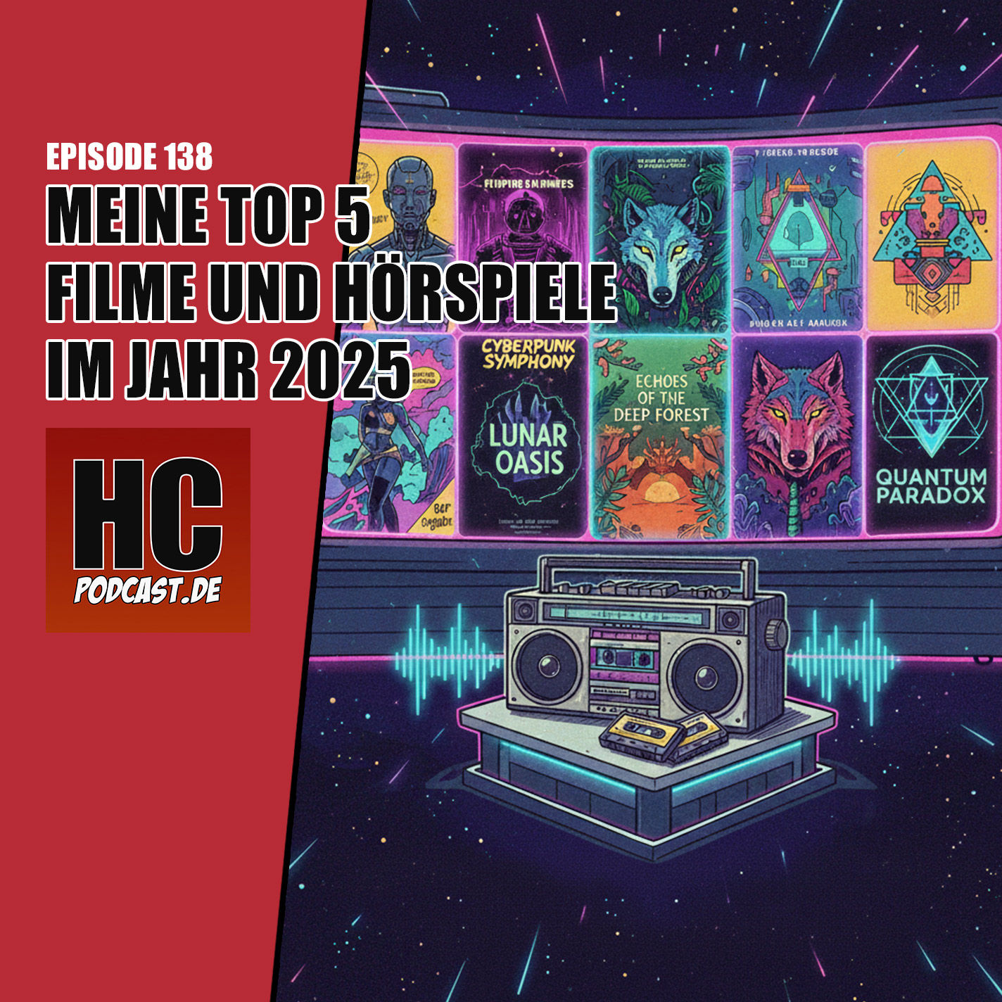 Episode 138: Meine Top 5 Filme und Hörspiele im Jahr 2025