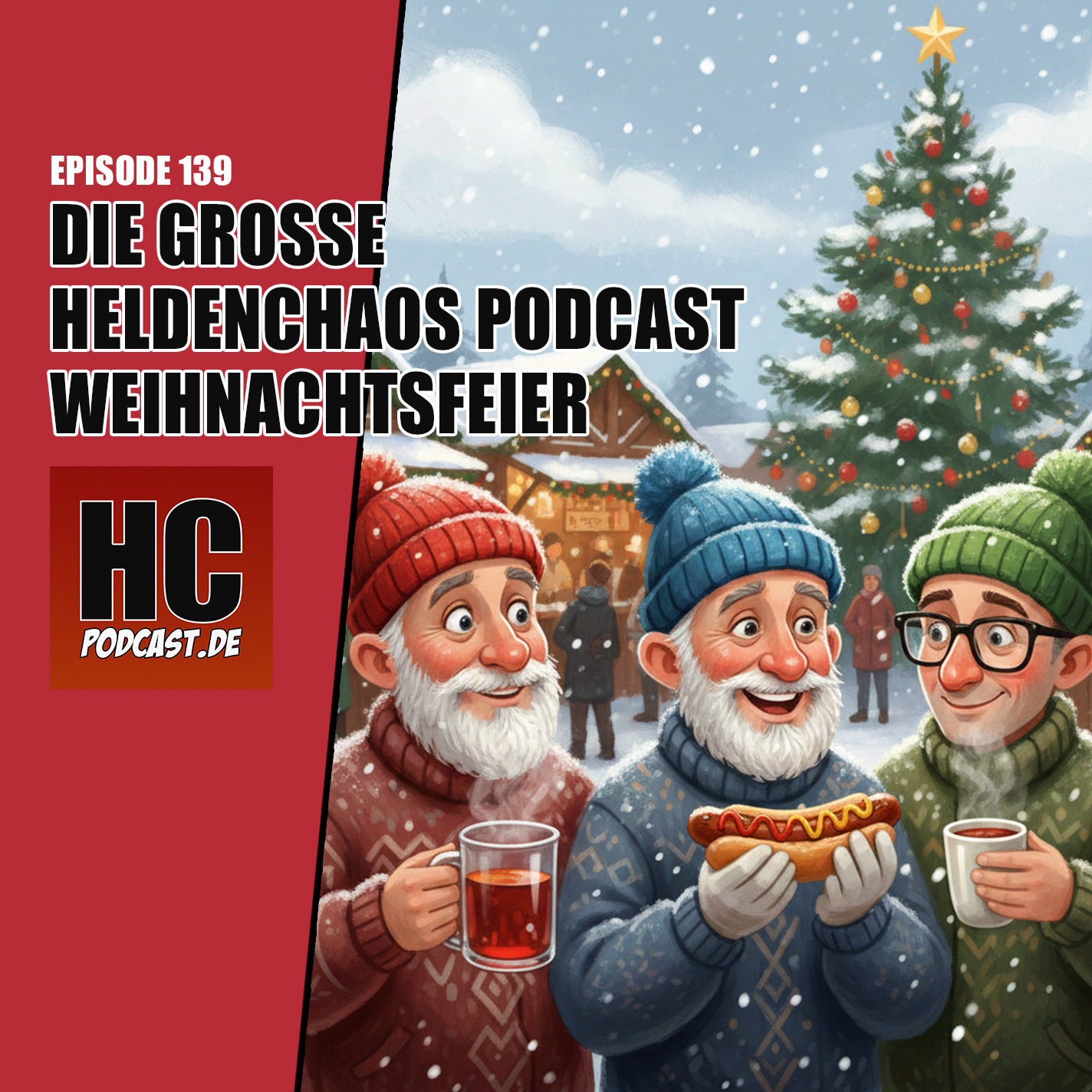 Episode 139: Die große Heldenchaos Podcast-Weihnachtsfeier