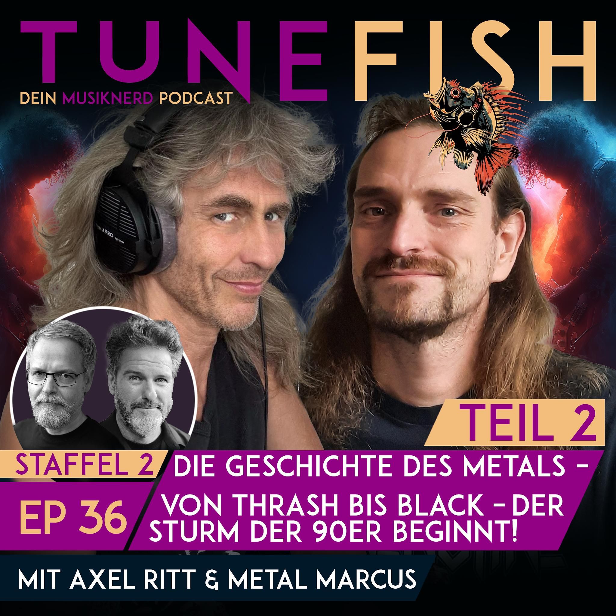 Episode 36 | Die Geschichte des Metals TEIL 2 – Von Thrash bis Black – Der Sturm der 90er beginnt!