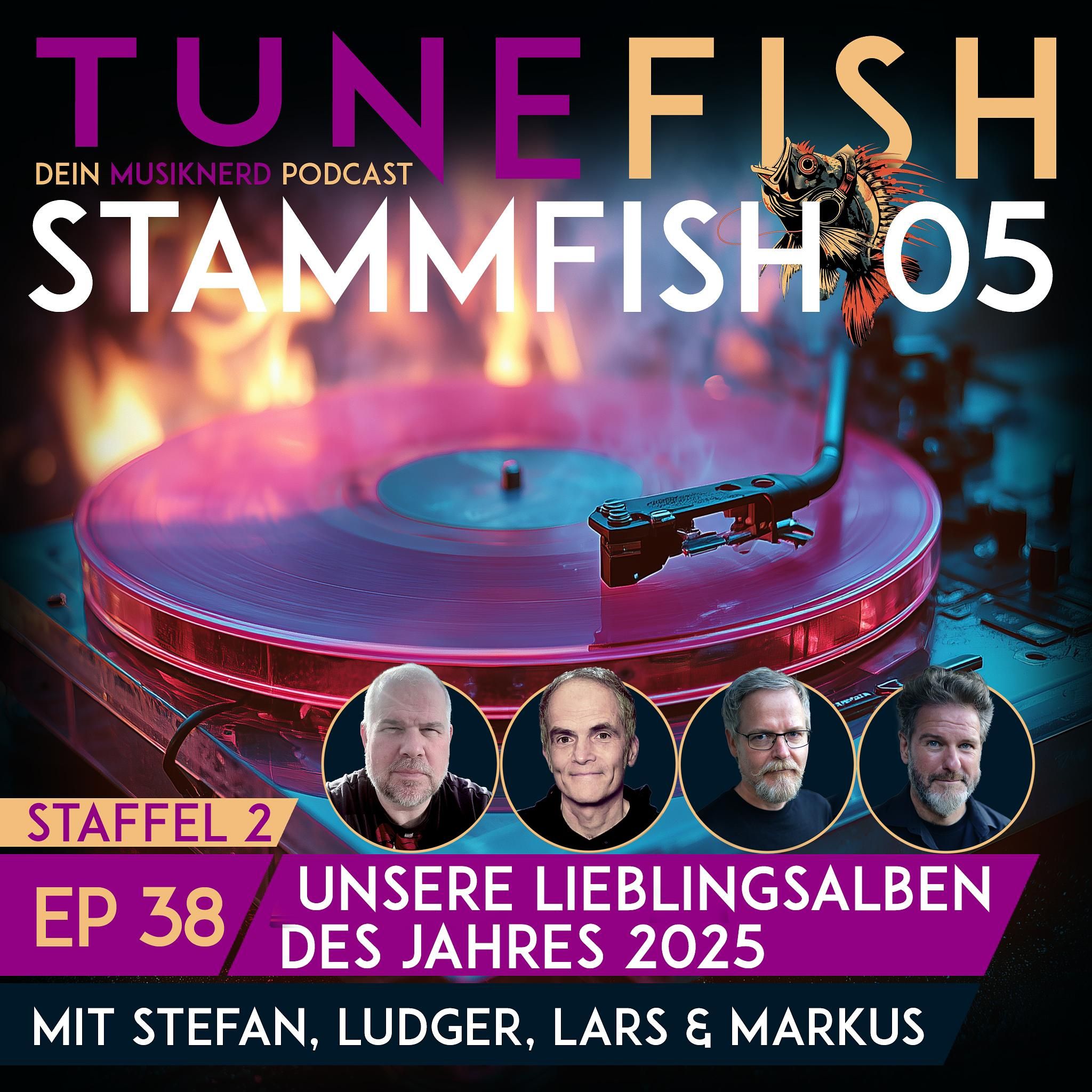 Episode 38 | StammFish 05 – Unsere Lieblingsalben des Jahres 2025