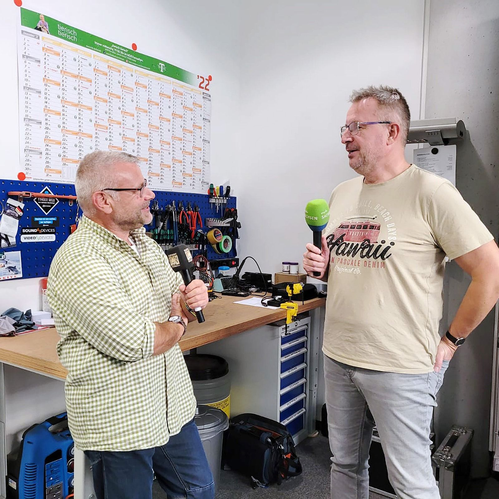 Er hat auf alles ein Auge