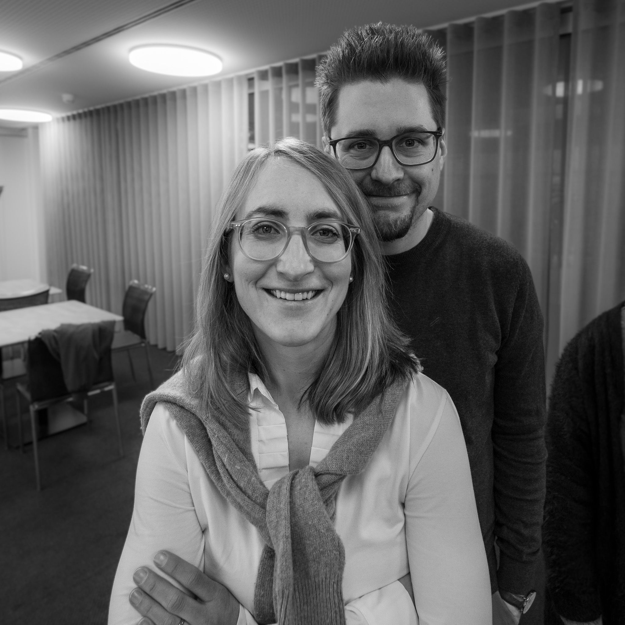 Er ist hartnäckig drangeblieben!