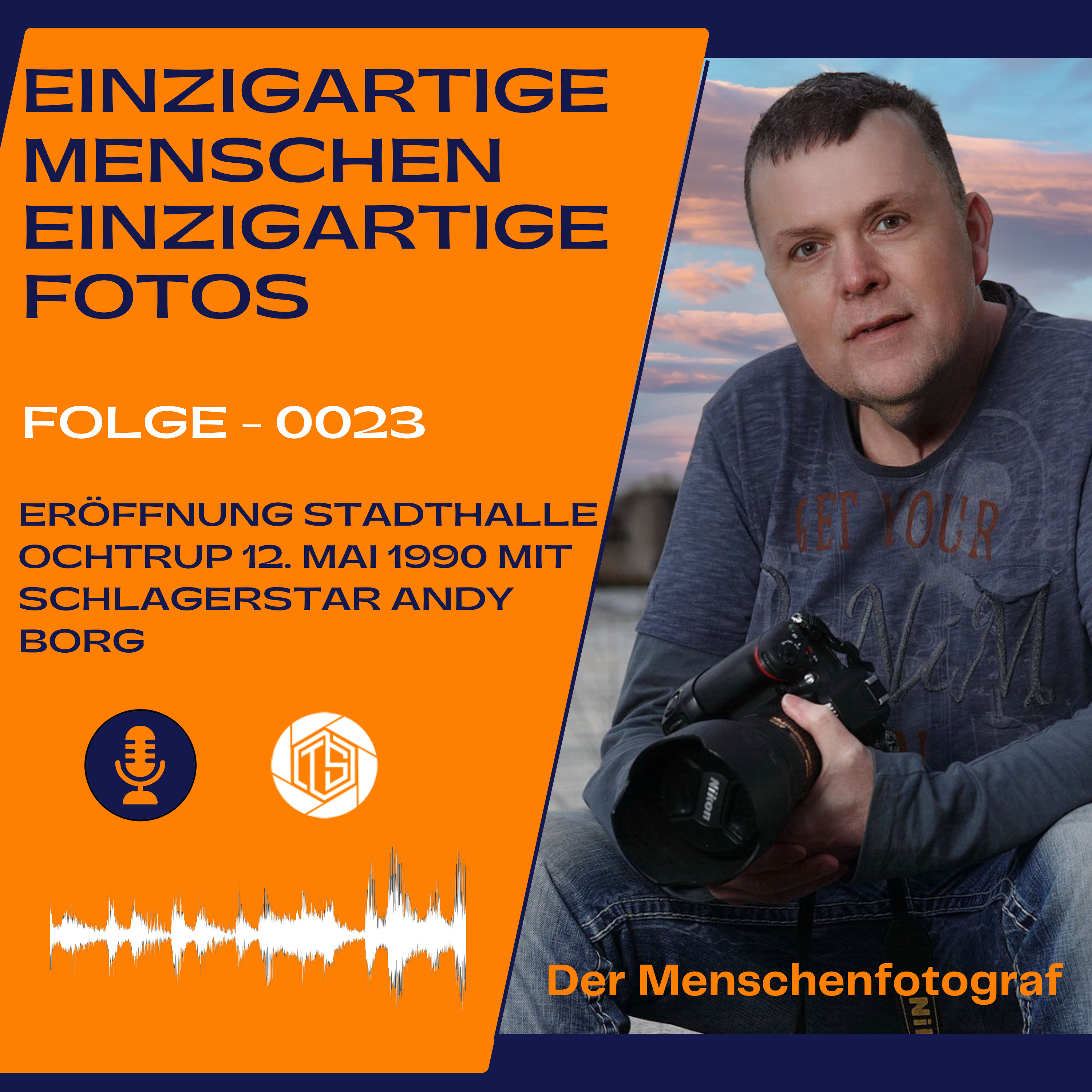 Eröffnung Stadthalle Ochtrup 12. Mai 1990 mit Schlagerstar Andy Borg