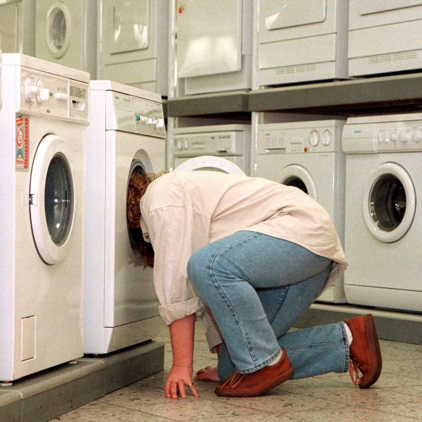 Erste Waschmaschine für Menschen