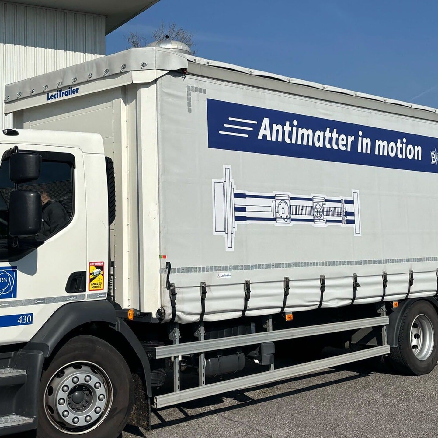 Erster Antimaterie-LKW in der Schweiz