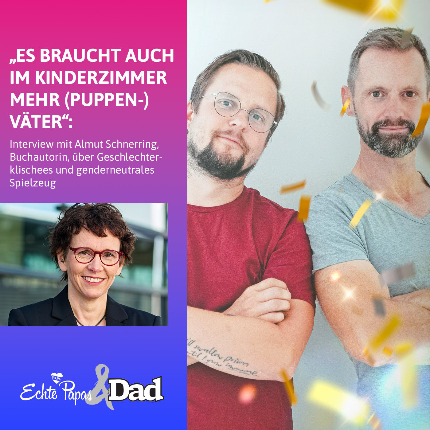"Es braucht auch im Kinderzimmer mehr (Puppen-)Väter": Interview mit Buchautorin Almut Schnerring