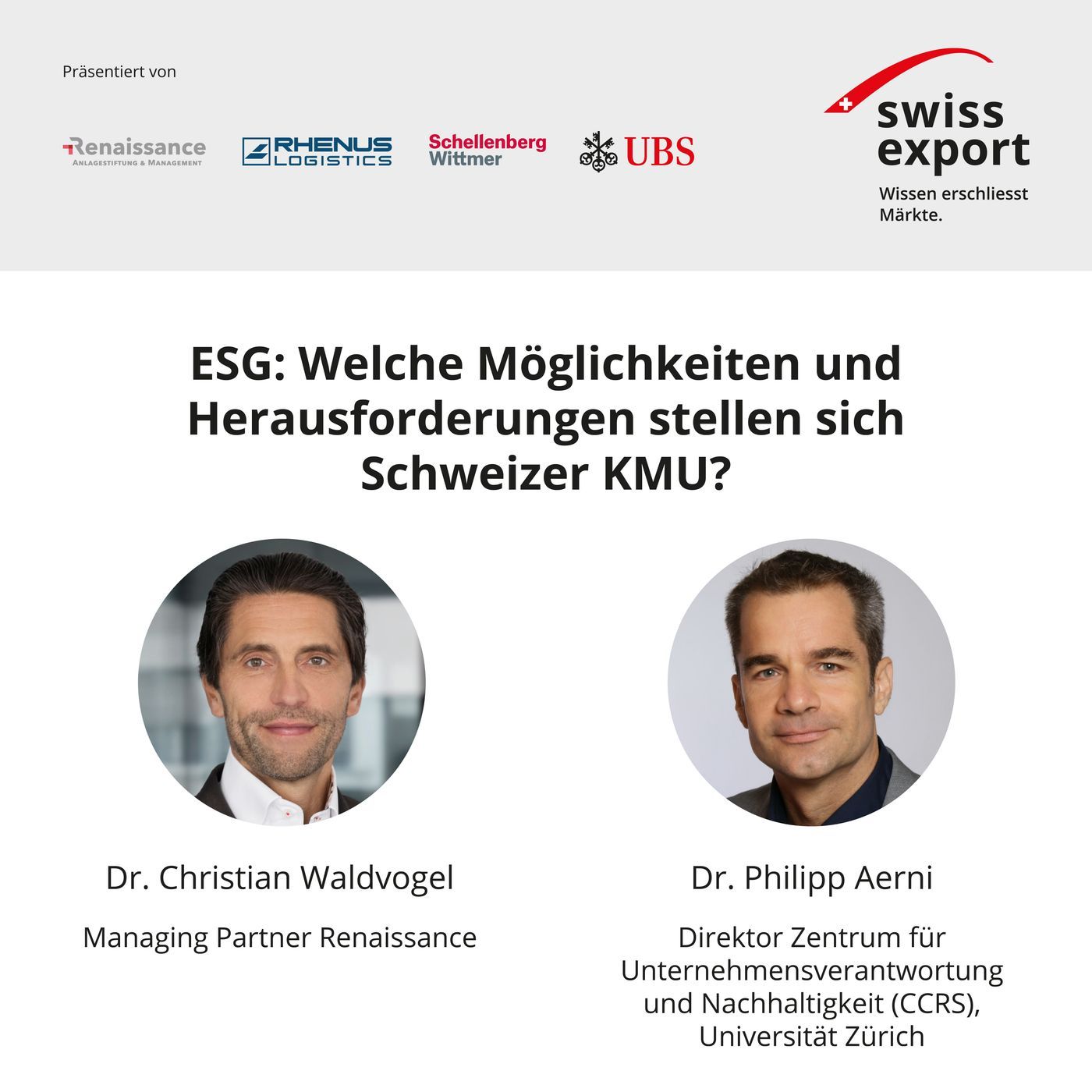 ESG: Welche Möglichkeiten und Herausforderungen stellen sich Schweizer KMU?