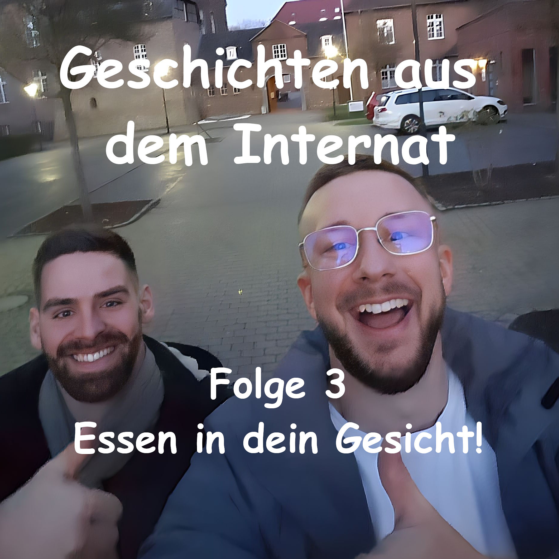 Essen in dein Gesicht!