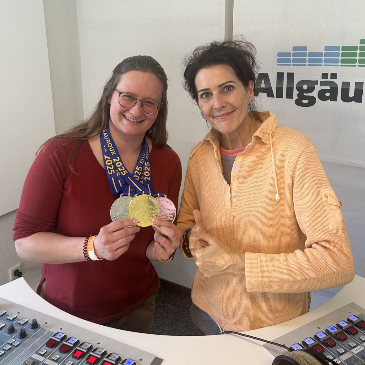 Europameisterin Nicola Müller-Faßbender im AllgäuHIT-Kaffeeklatsch