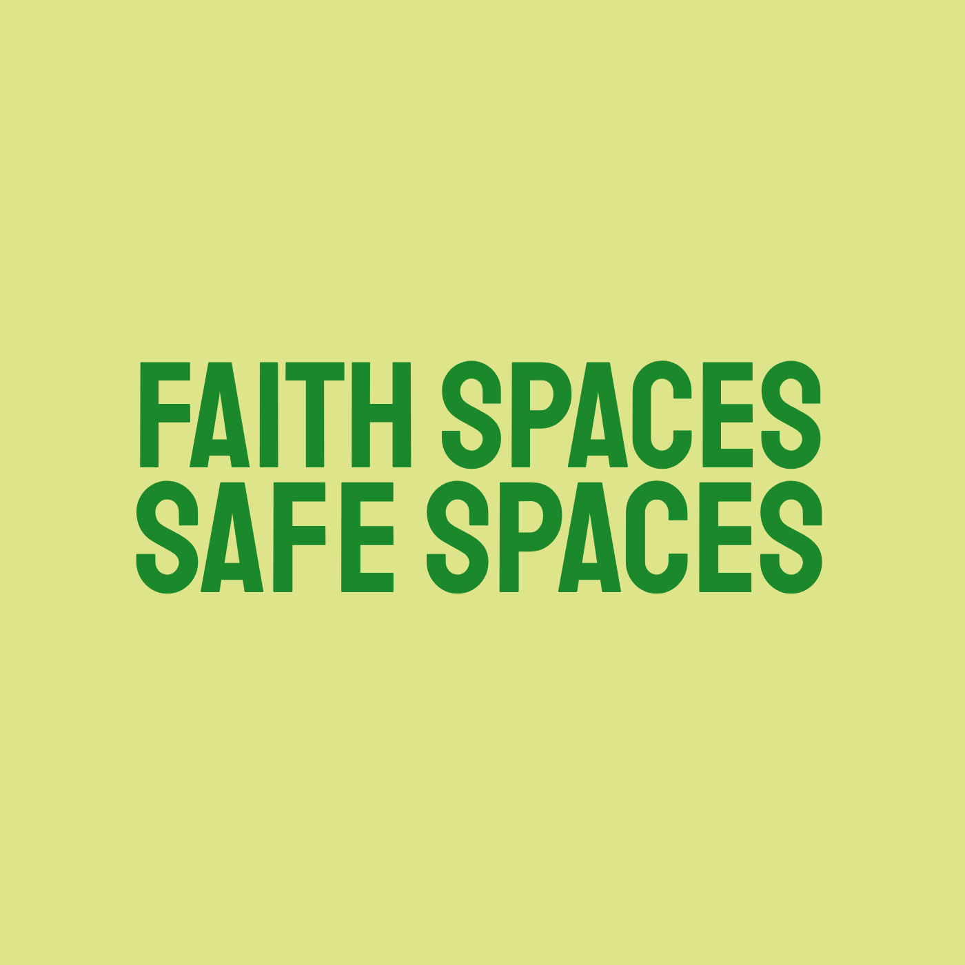 faithspaces must be safespaces - ANGST | Jannik Panter