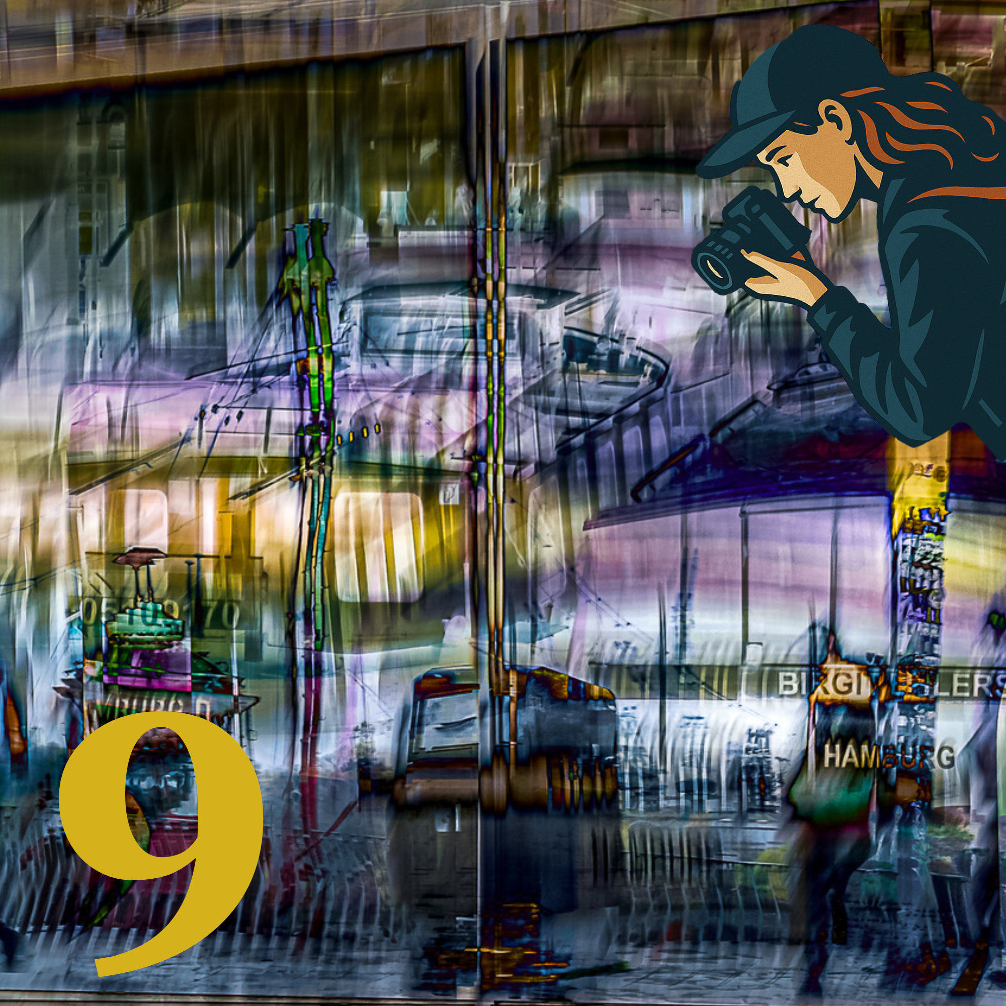 Farbenrausch im Hamburger Hafen mit Beate Scheffler