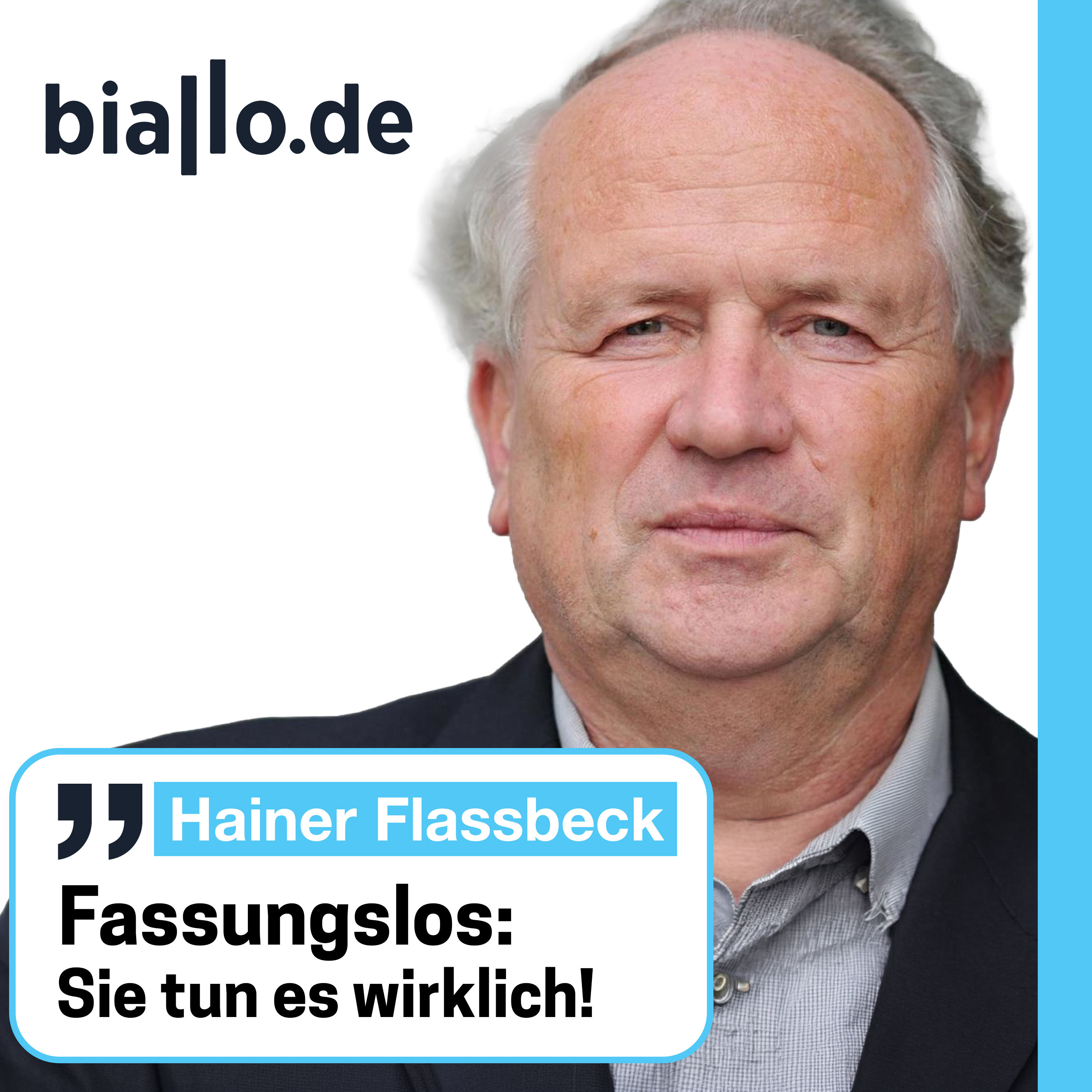 Fassungslos: Sie tun es wirklich!