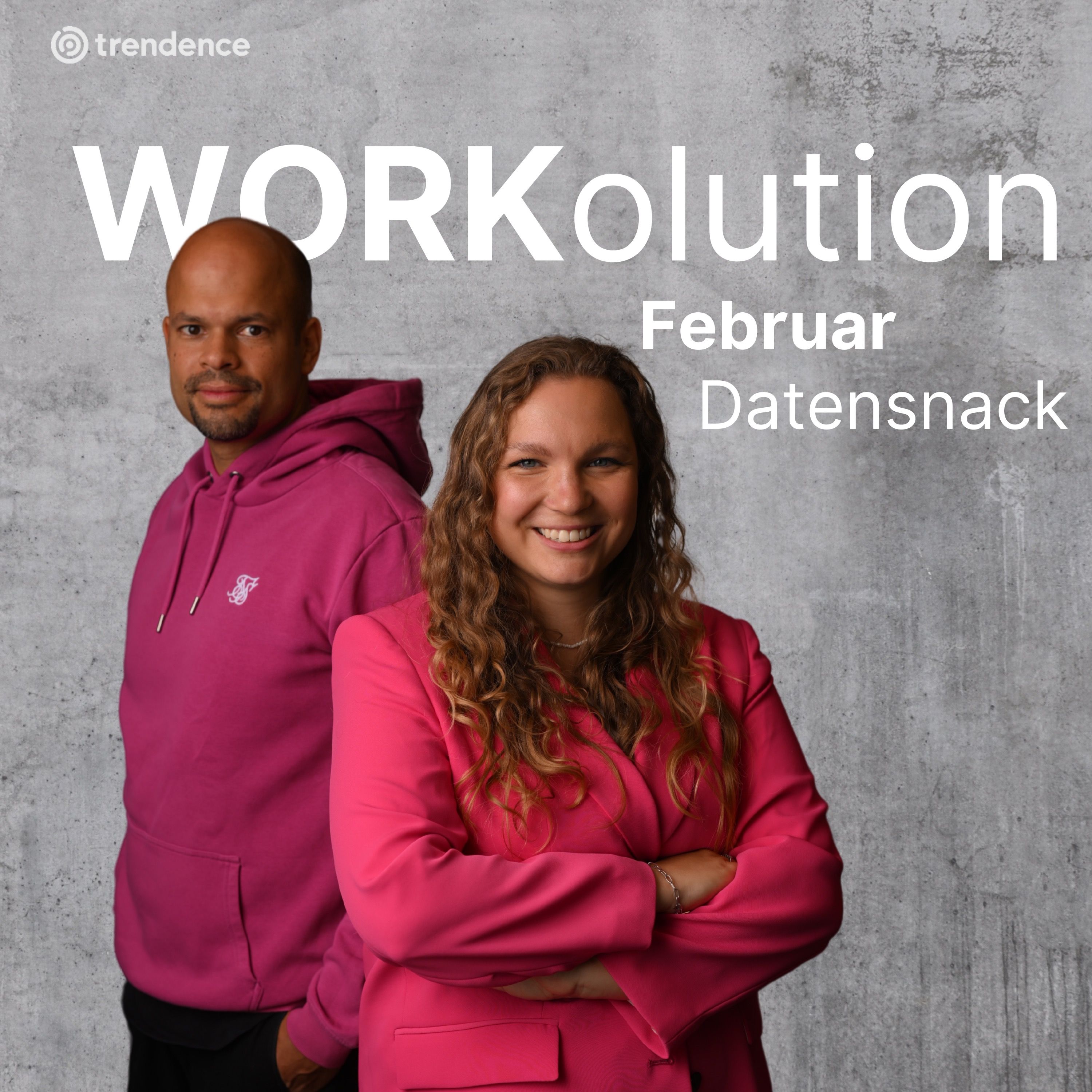 Februar Datensnack - 5 Fragen, die die Arbeitswelt bewegen