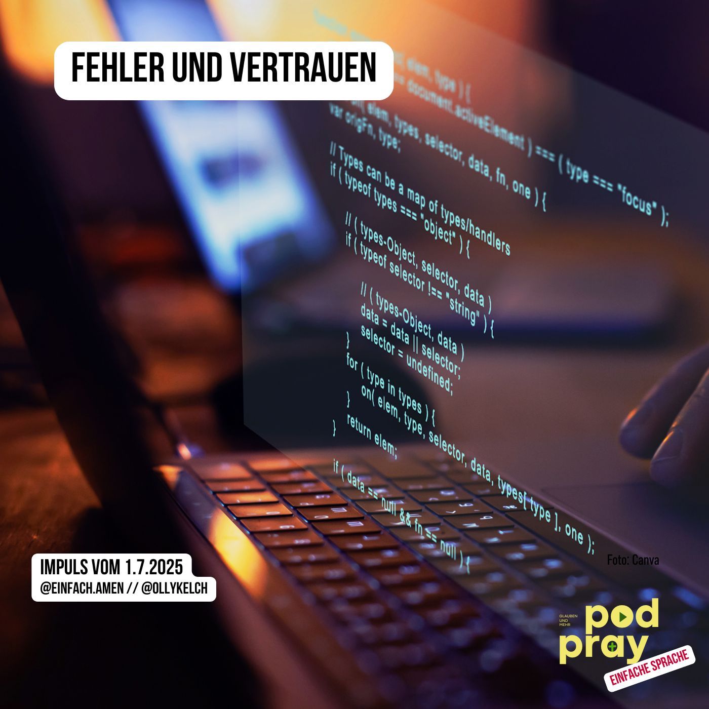 Fehler und Vertrauen (1.7.2025)