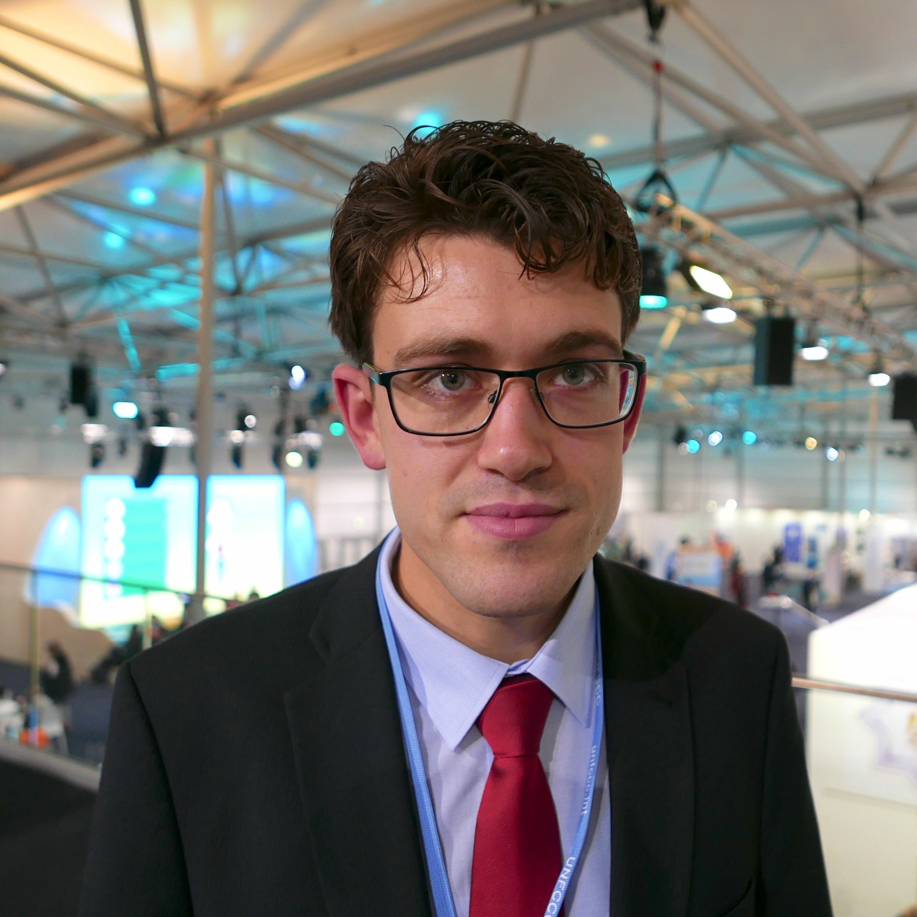 First time at the COP: Hauke van der Linden studies Earth System Governance