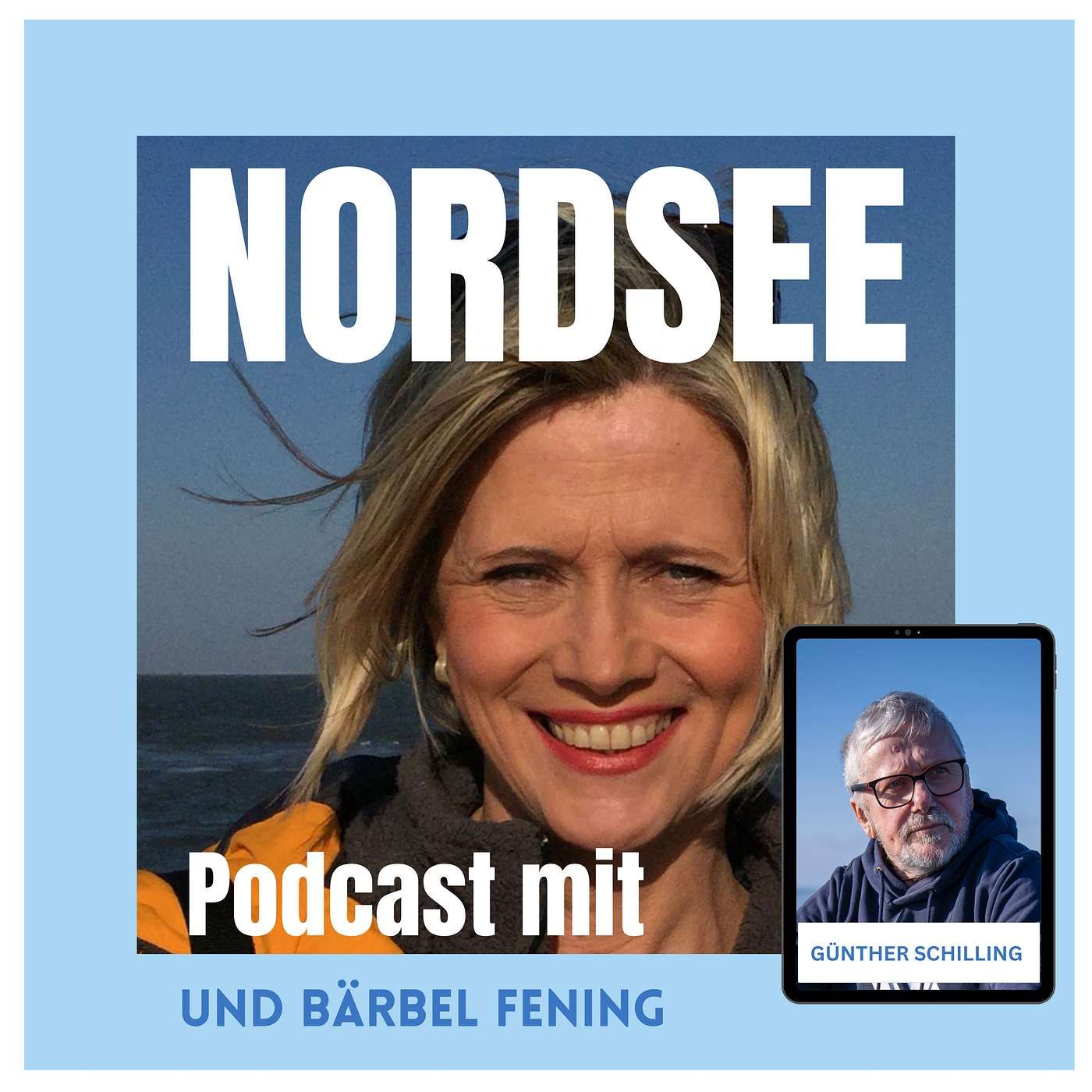 Fischbrötchen und Meer im Kult-Kiosk auf der Hallig Langeneß mit Günter Schilling