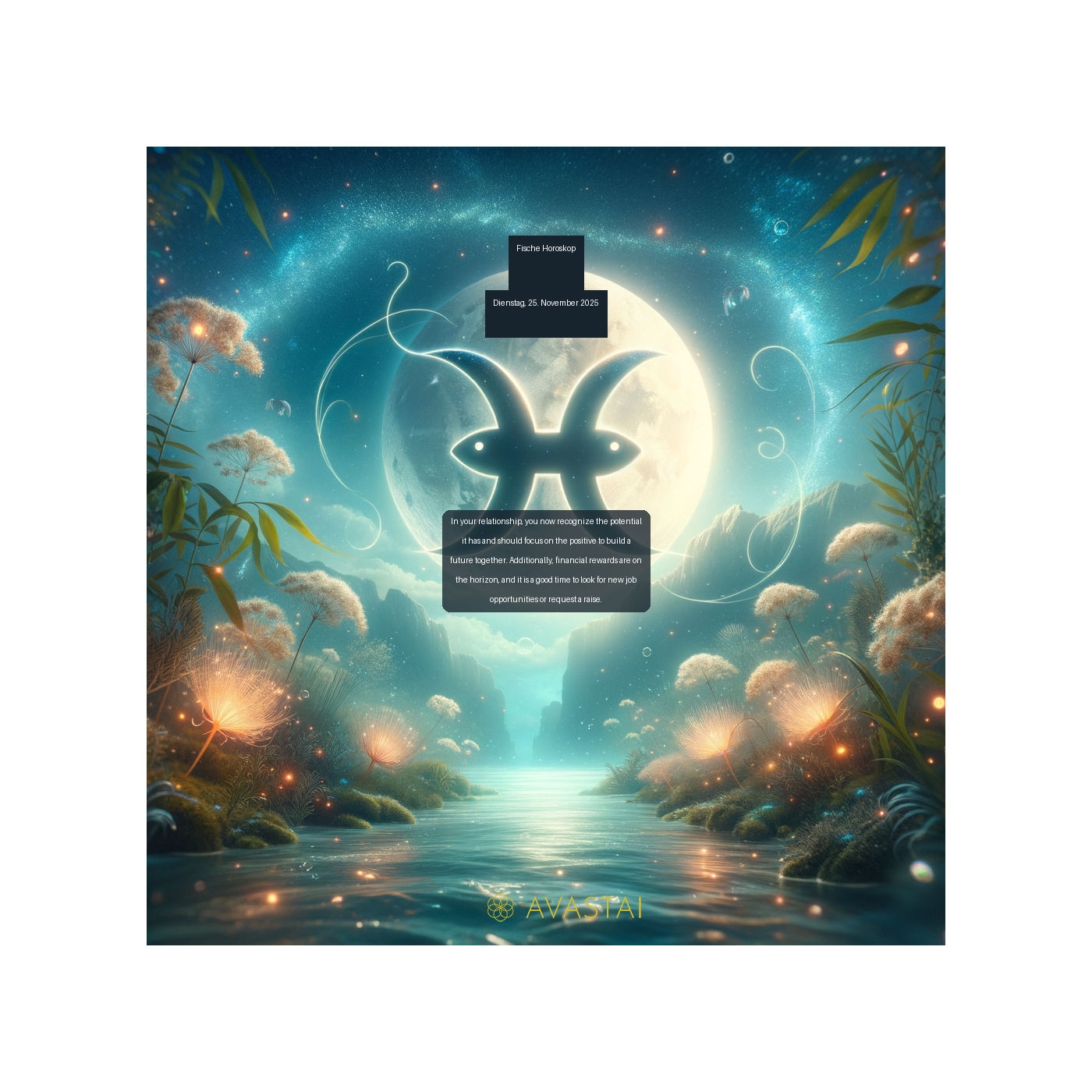 Fische Horoskop für den Dienstag, 25. November 2025: