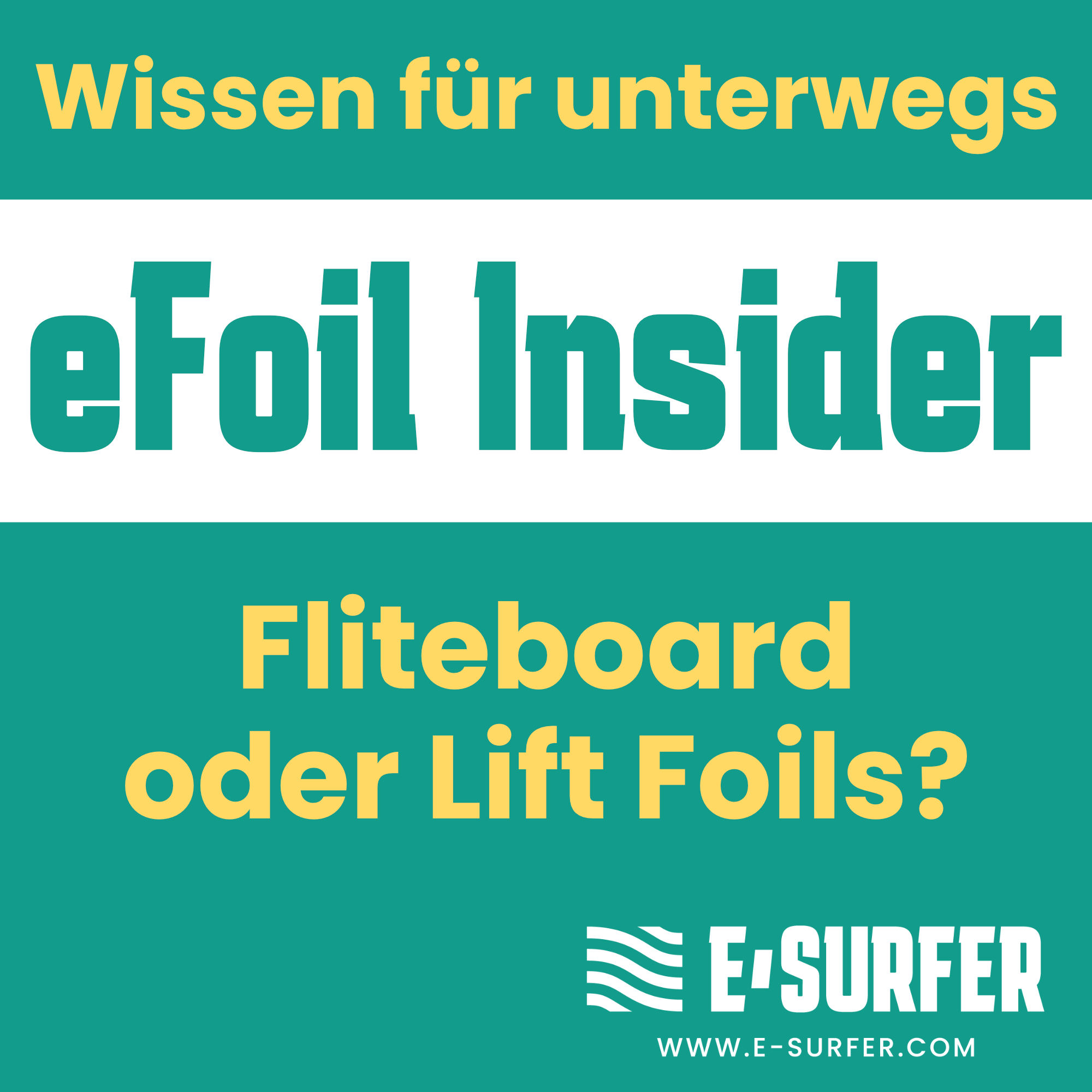 Fliteboard oder Lift Foils?