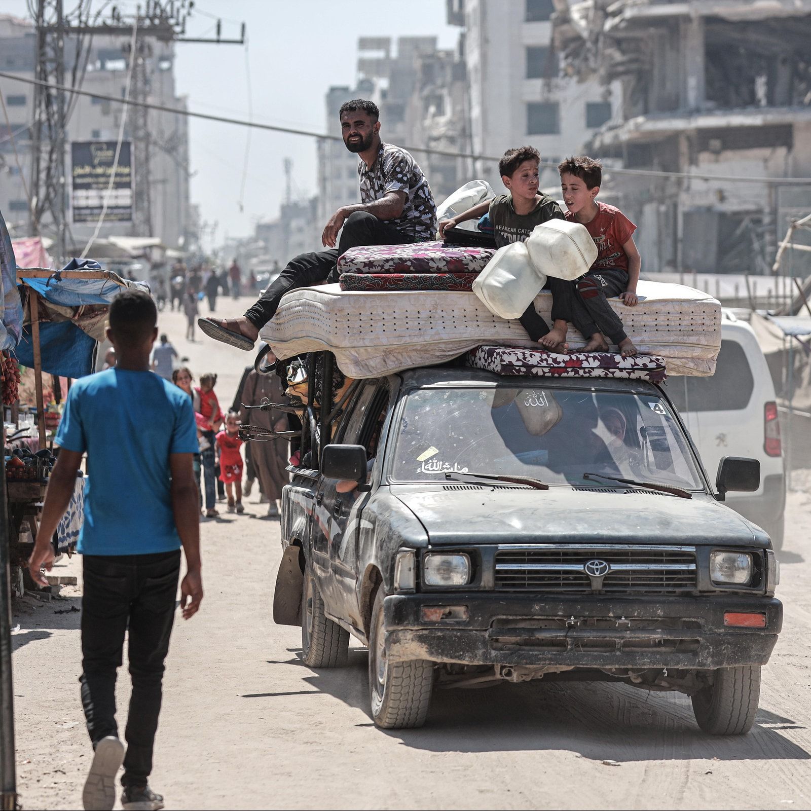 Flucht aus Gaza: Palästinenser in Ägypten