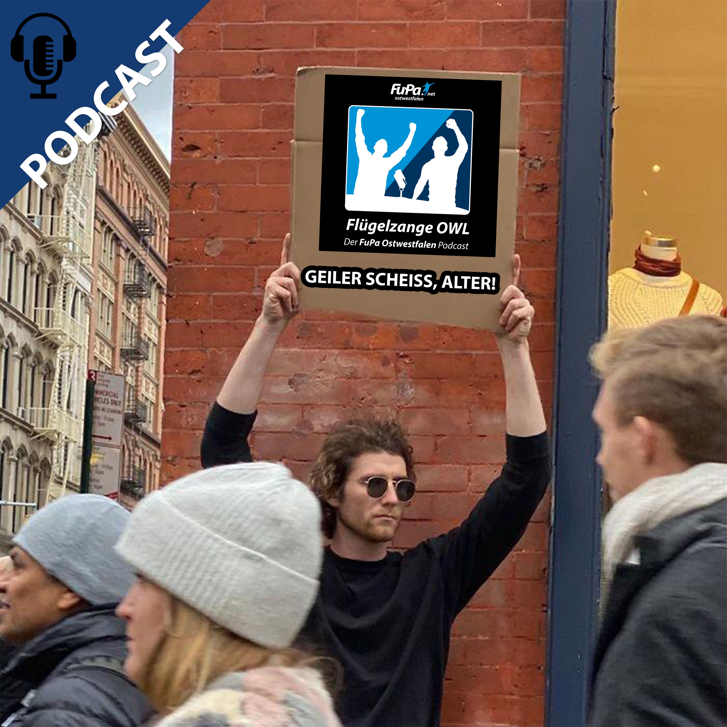 Flügelzange OWL – »Jubiläum? OH SH*T!": JP & Marcel leisten Aufarbeitungsarbeit und bequasseln die aktuellen Themen. Außerdem: Bekommt JP seinen »Adler«-Pulli...?!?
