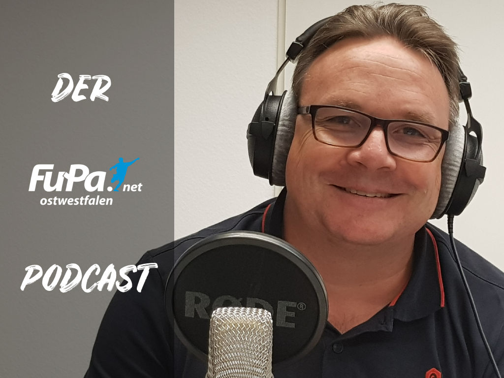 Flügelzange OWL mit Andreas Wessels, dem ersten Vorsitzenden der SpVg. Steinhagen.