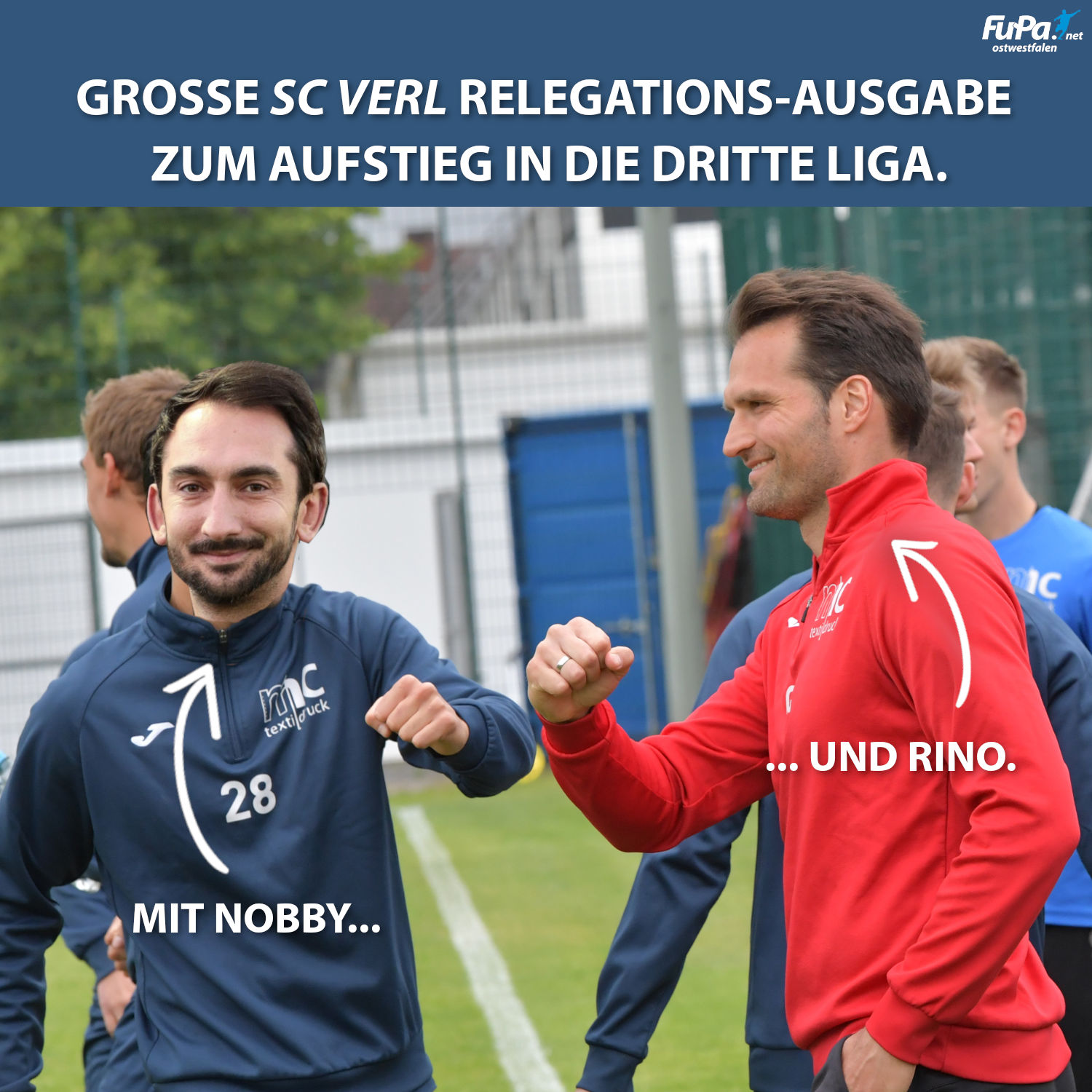 Flügelzange OWL mit Norbert Meyer und Rino Capretti: Die Ultimative SC Verl Aufstiegs-Relegations-Ausgabe.