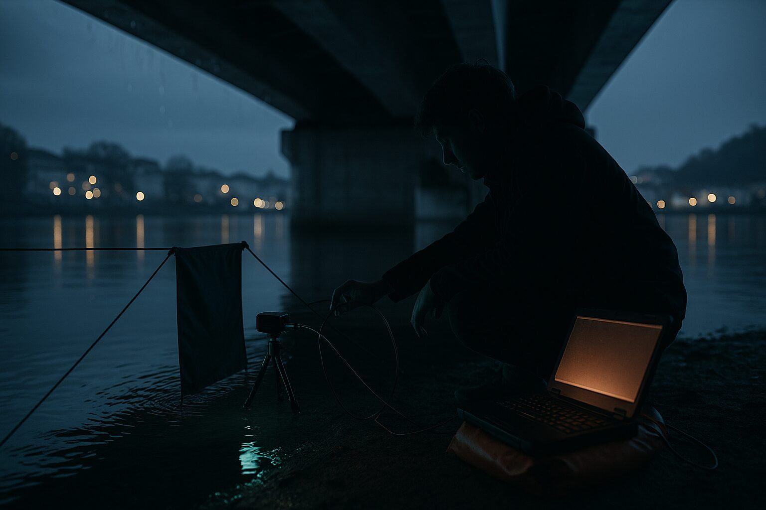 Fluoreszenz unter Beton – Lichtsignale der Donau