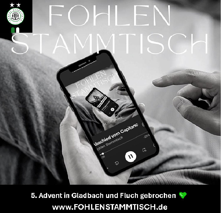 Fohlen Stammtisch - 5. Advent in Gladbach und Fluch gebrochen 💚