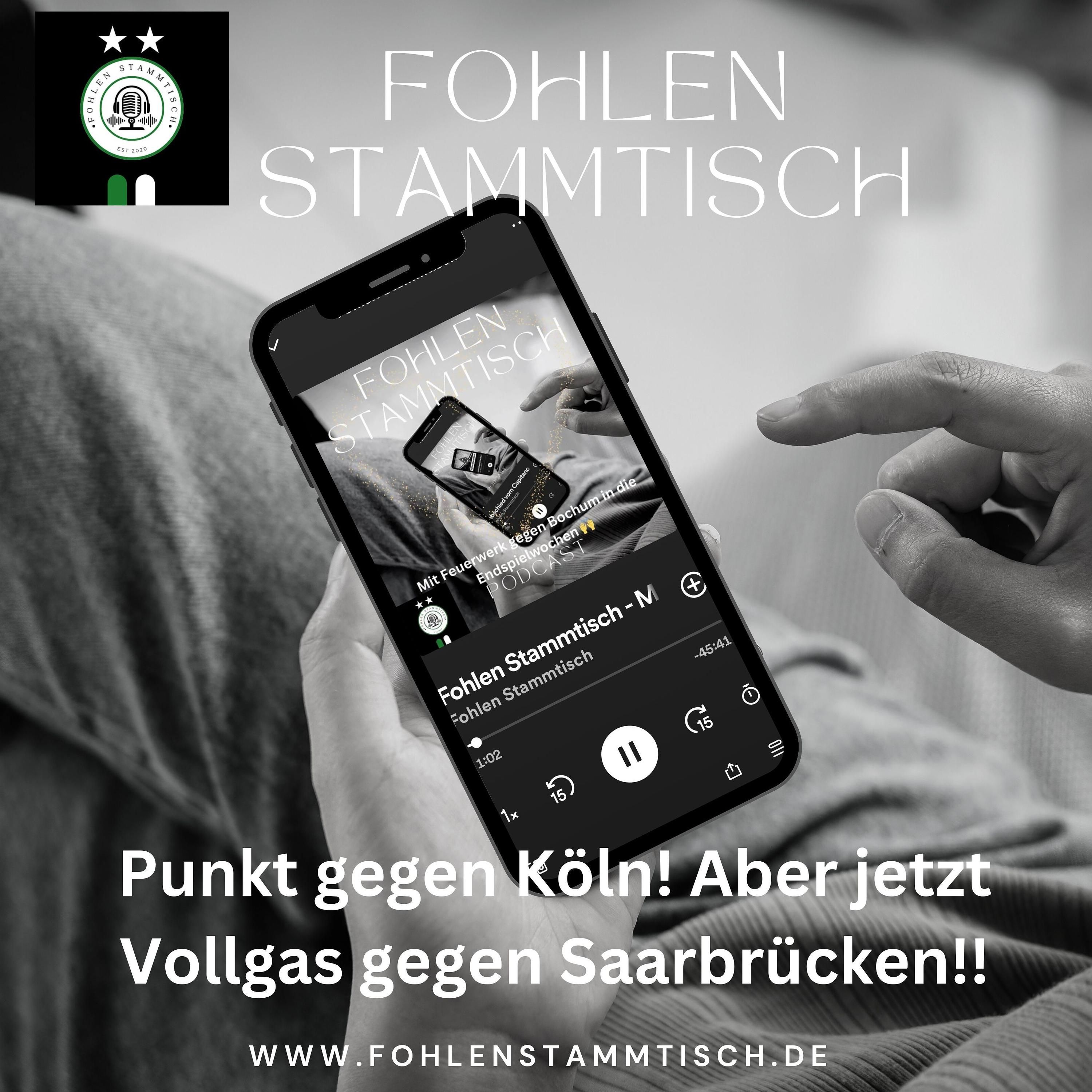 Fohlen Stammtisch – Punkt gegen Köln! Aber jetzt Vollgas gegen Saarbrücken!!