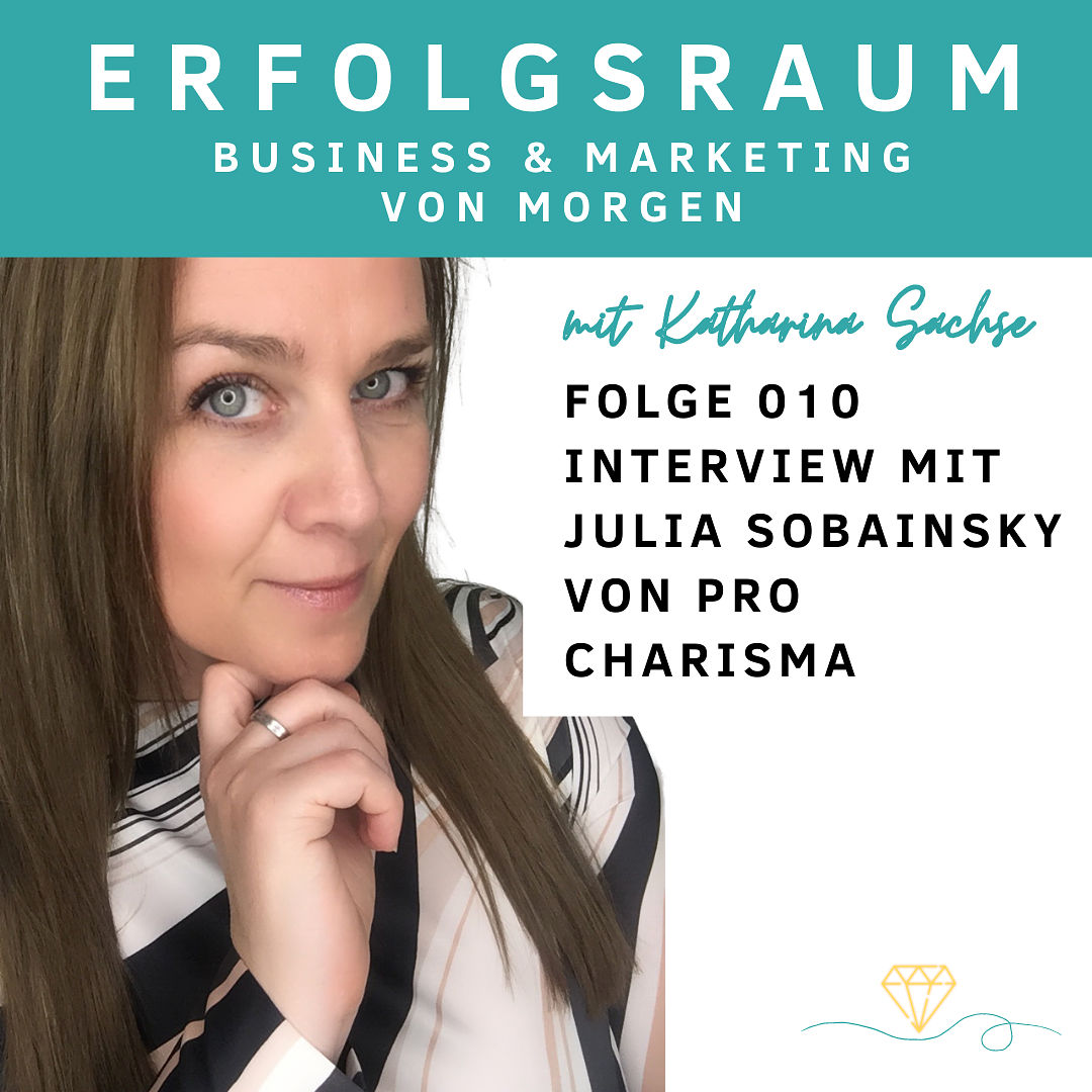 Folge 010 Erfolgsinterview mit Julia Sobainsky von Pro Charisma